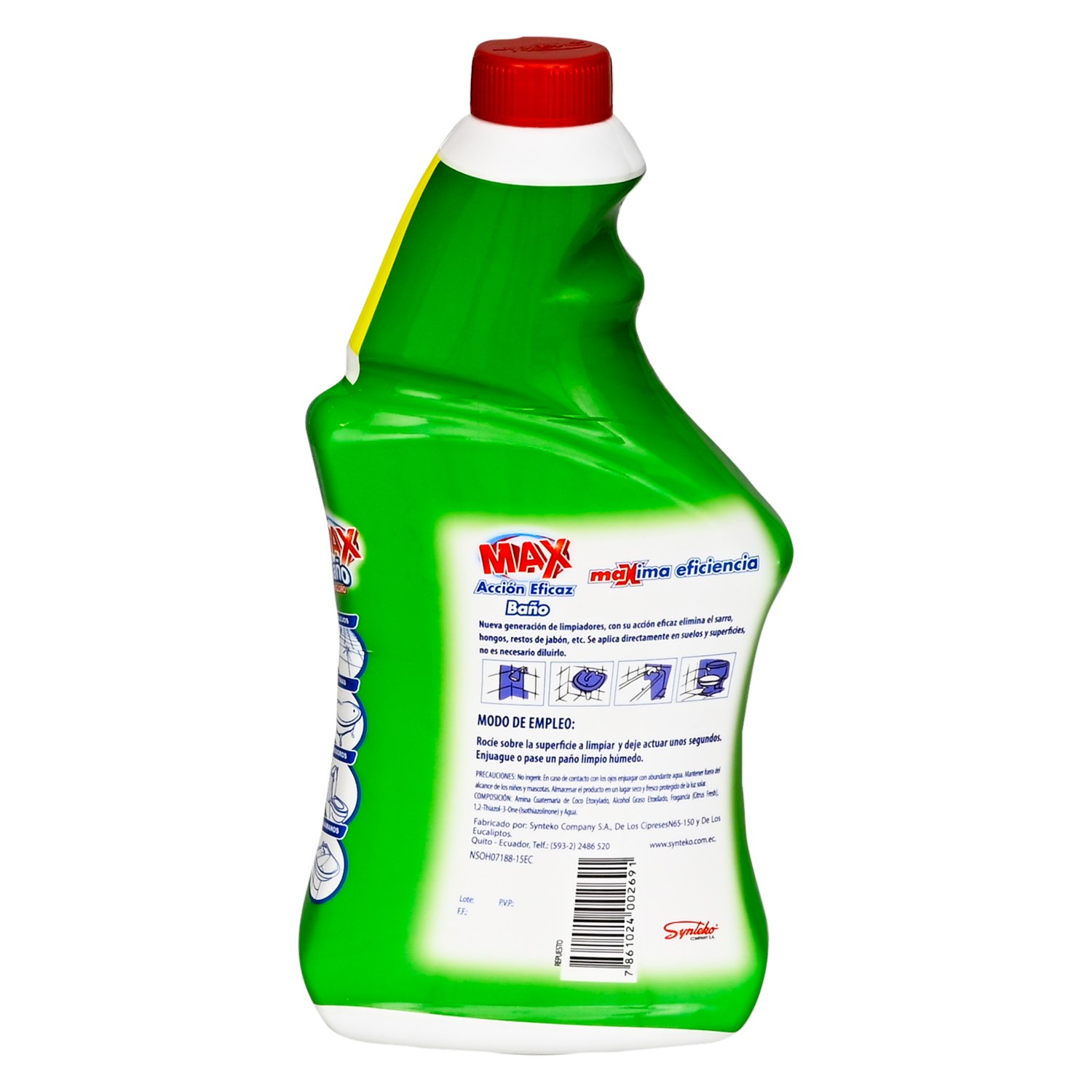 Limpiador De Baño Aroma Limón MAX 600 Ml