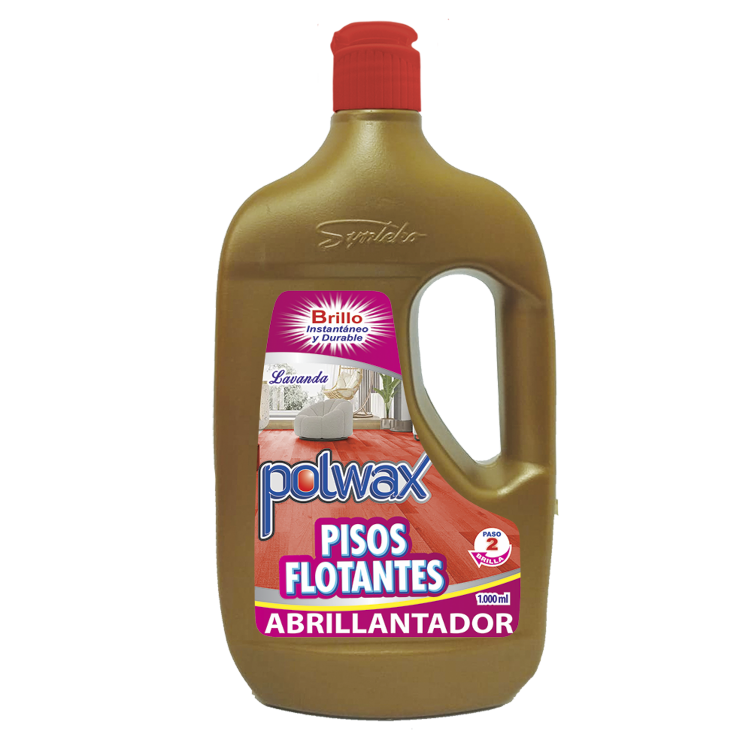 Abrillantador De Pisos Flotantes Paso 2 Aroma Lavanda POLWAX 1000 Ml