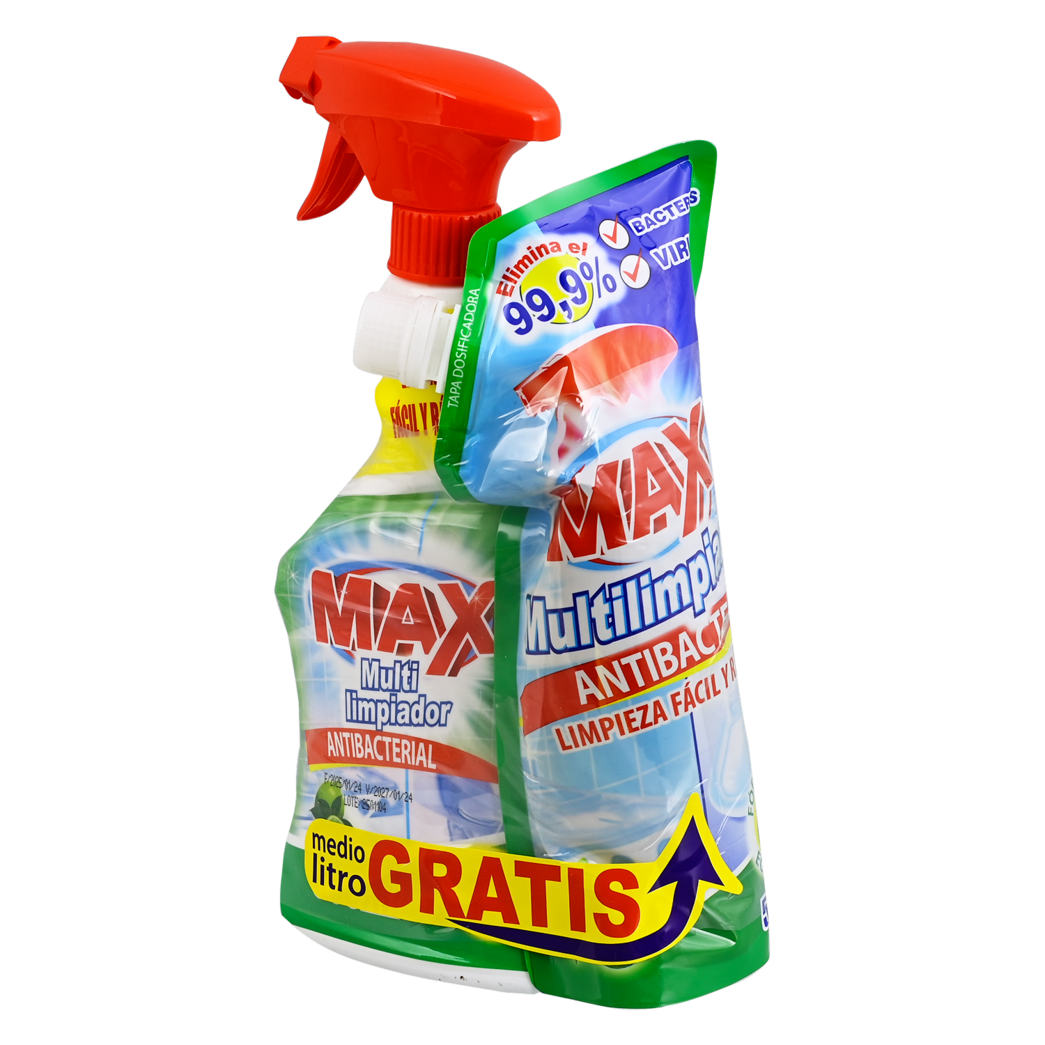 Limpiador De Limón Con Pulverizador MAX 600 Ml