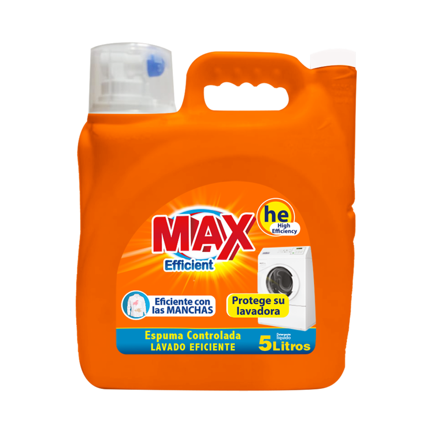 Detergente Líquido Efficient MAX 5 Litros
