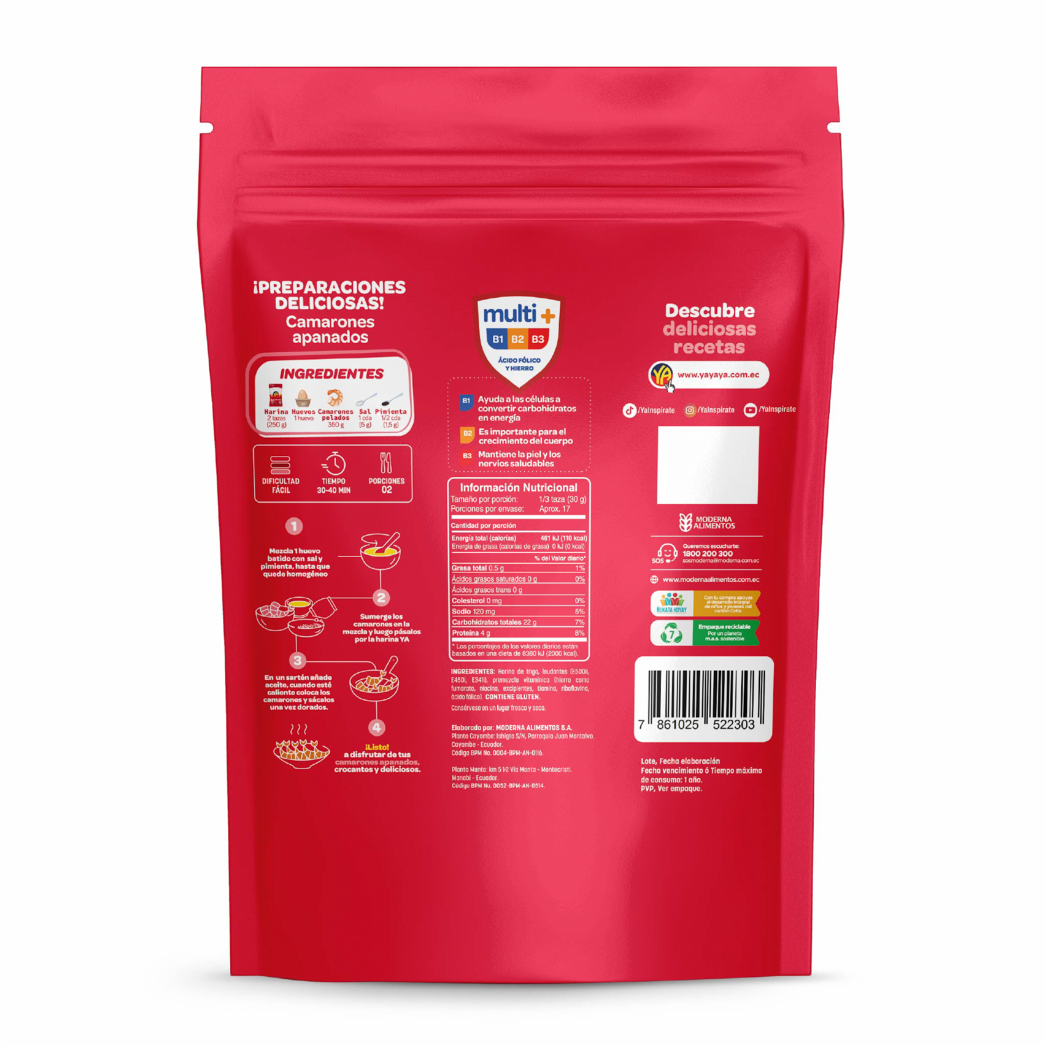 Harina Fortificada YA 500 G