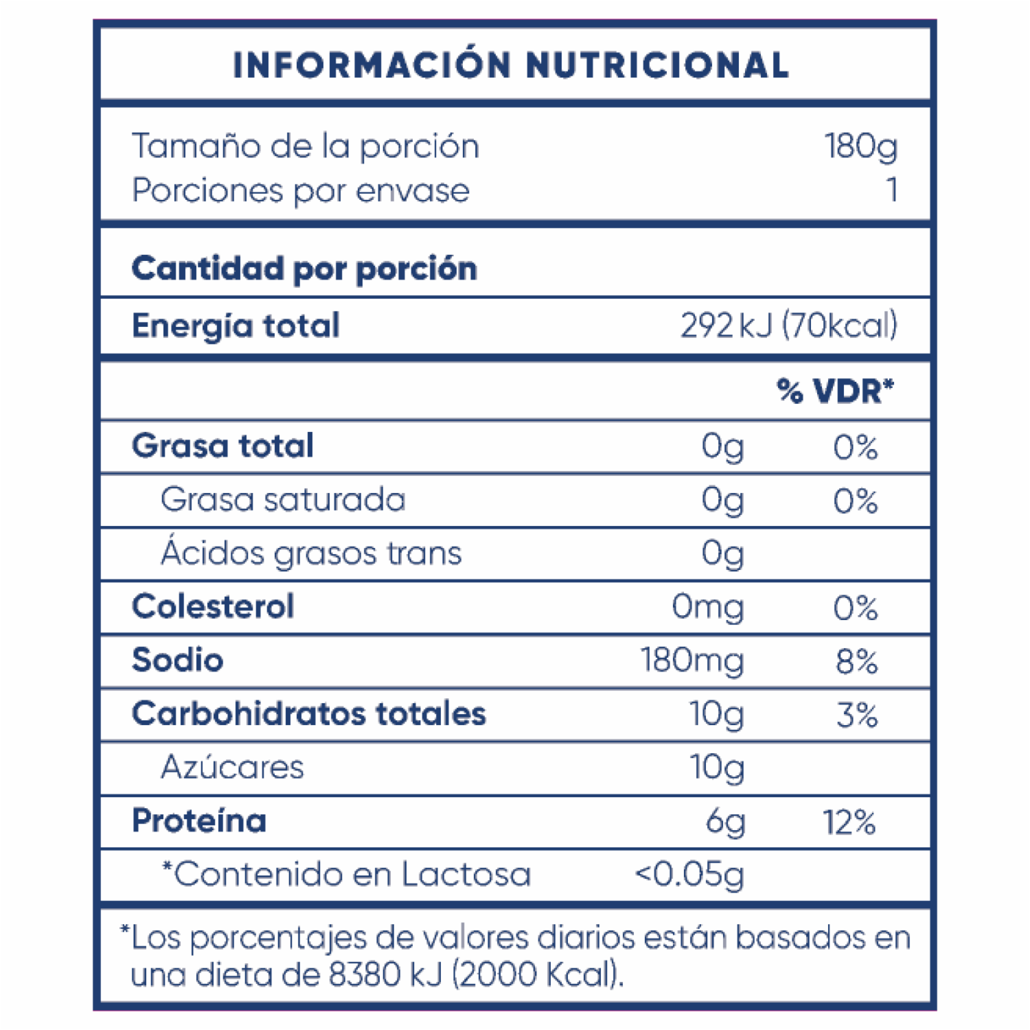 Yogur Deslactosado Descremado Sabor A Acai CHIVERIA 180 G