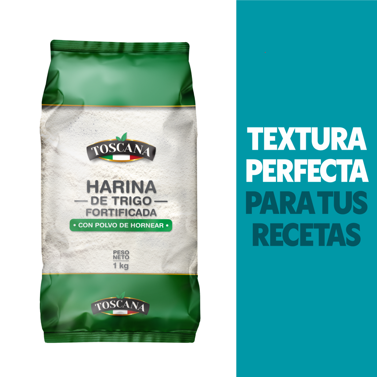 Harina De Trigo Con Polvo De Hornear TOSCANA 1 K G