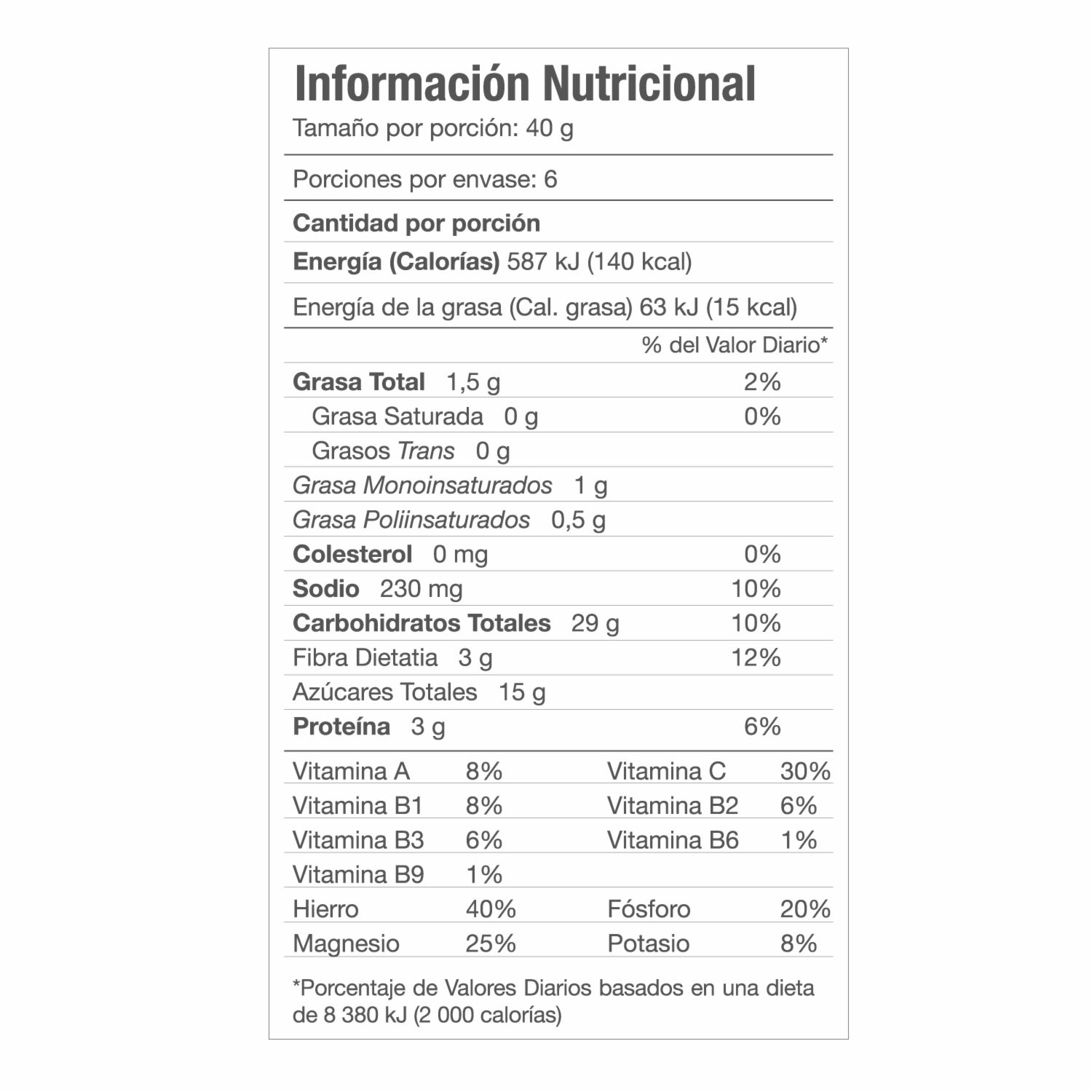 Avena Instantánea De Manzana Y Canela CROPS 240 G