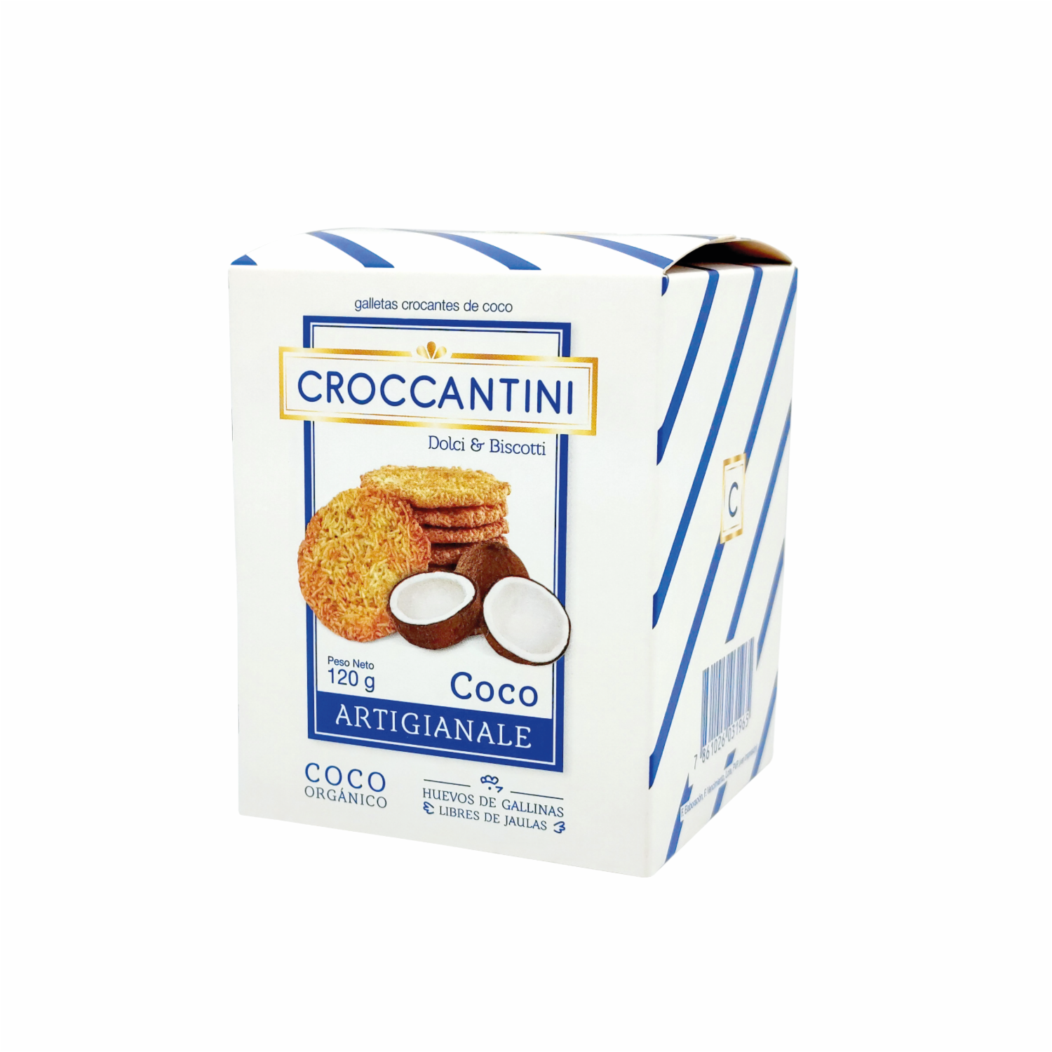 Galletas Dulces De Coco Crocantes CROCCANTINI 120 G
