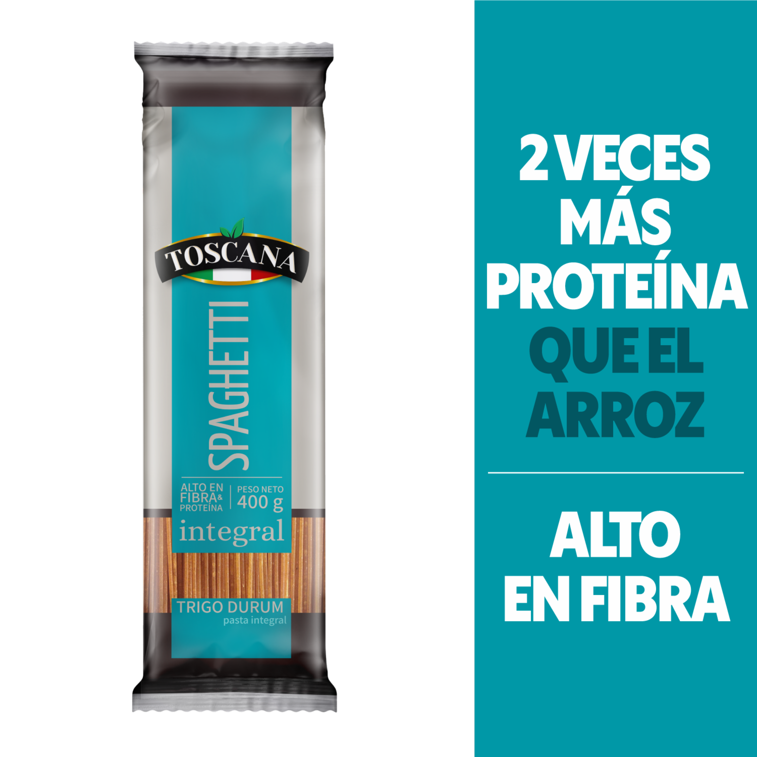 Fideo Integral Spaghetti TOSCANA 400 G