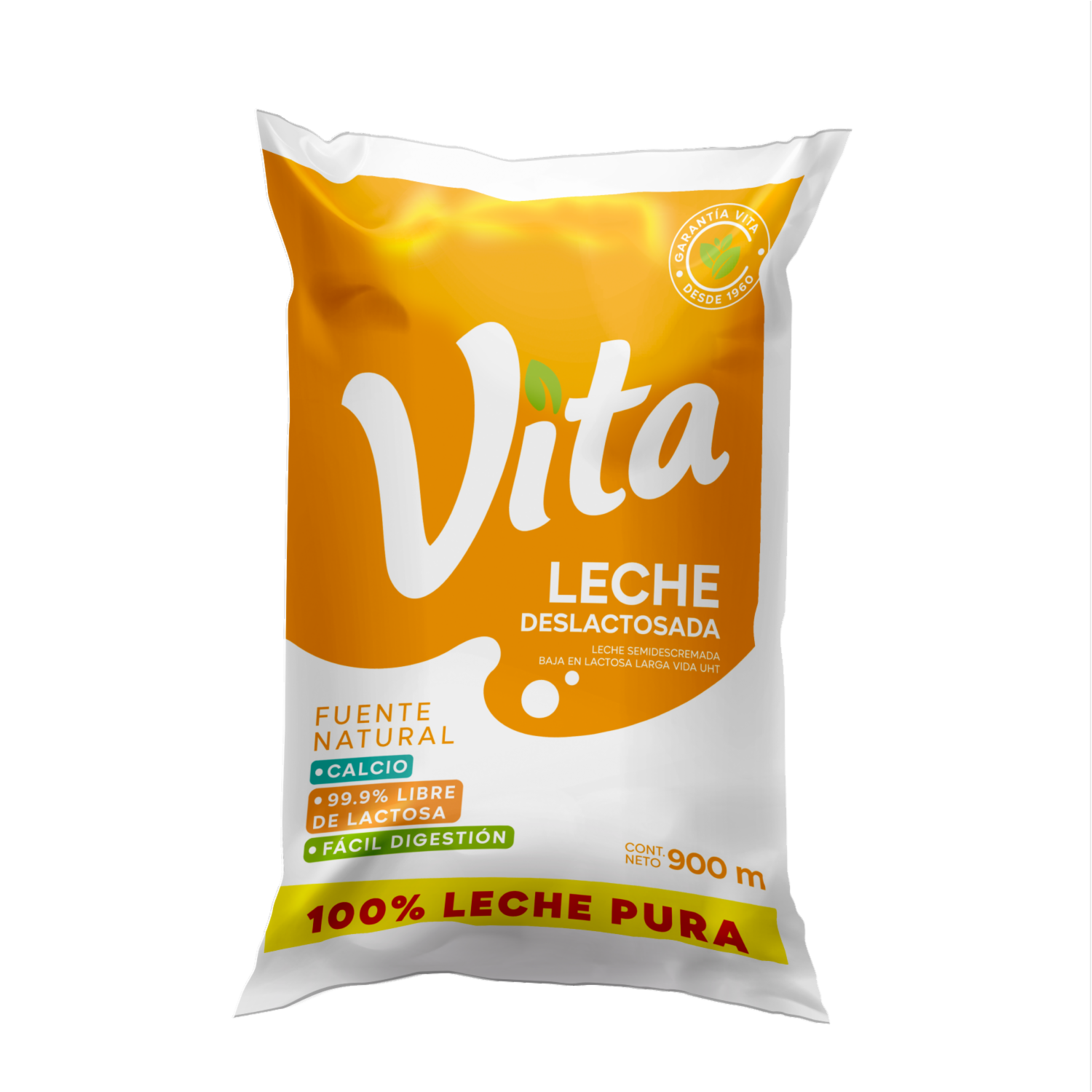 Vita Leche Deslactosada Funda VITA 900 Ml