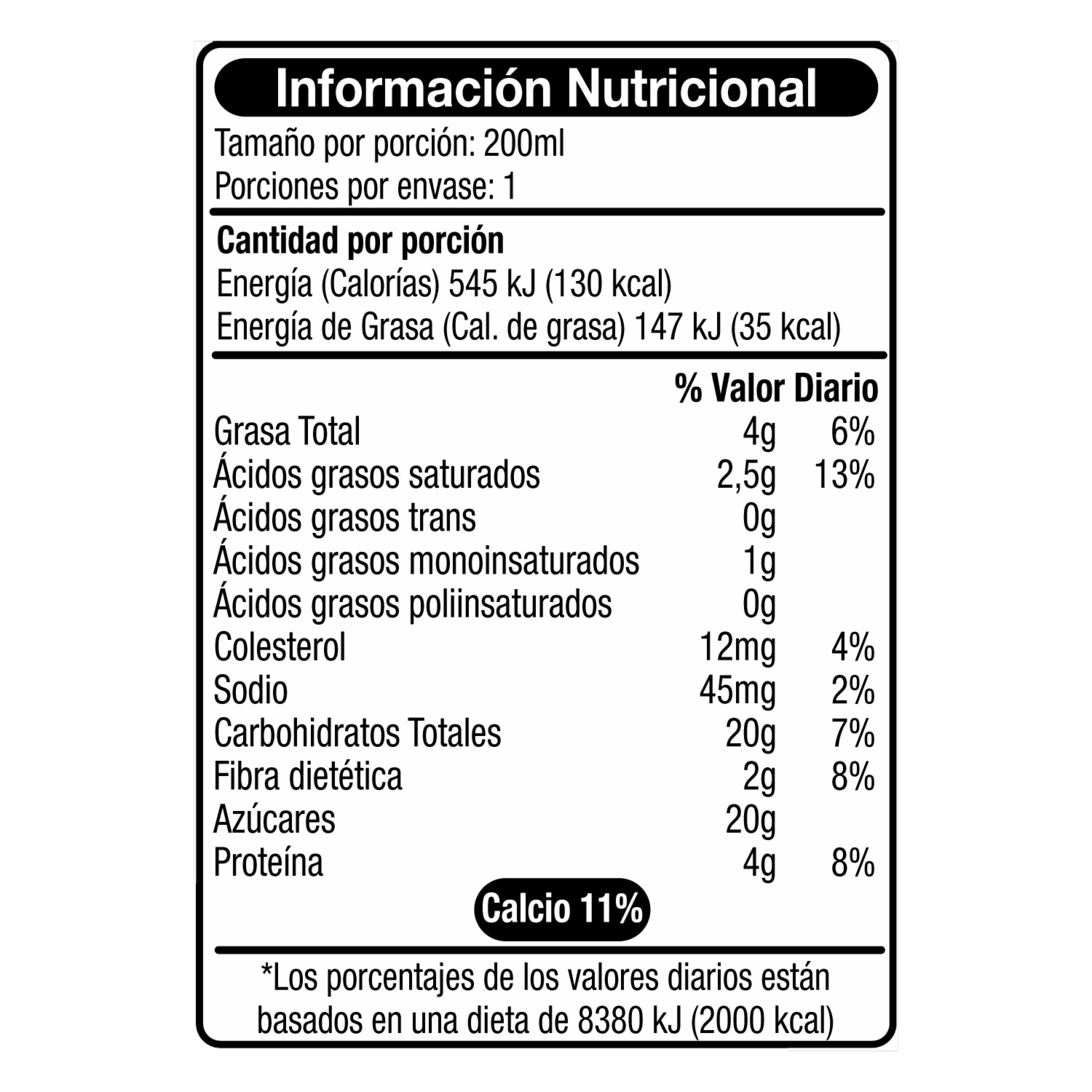 Bebida De Avena Con Leche Y Canela VITA 6 X 200 ml
