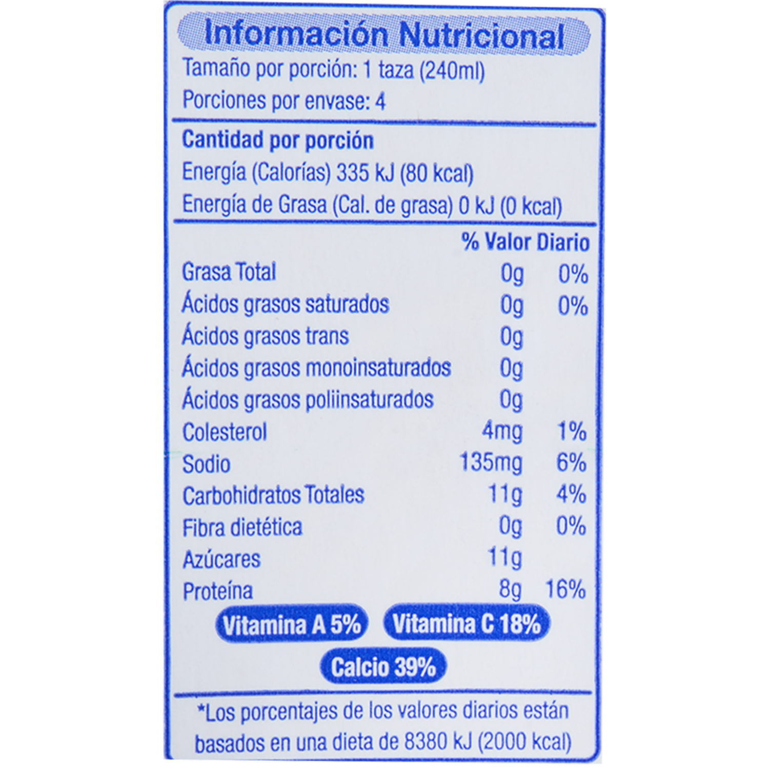 Leche Descremada Larga Vida VITA Tetrapack