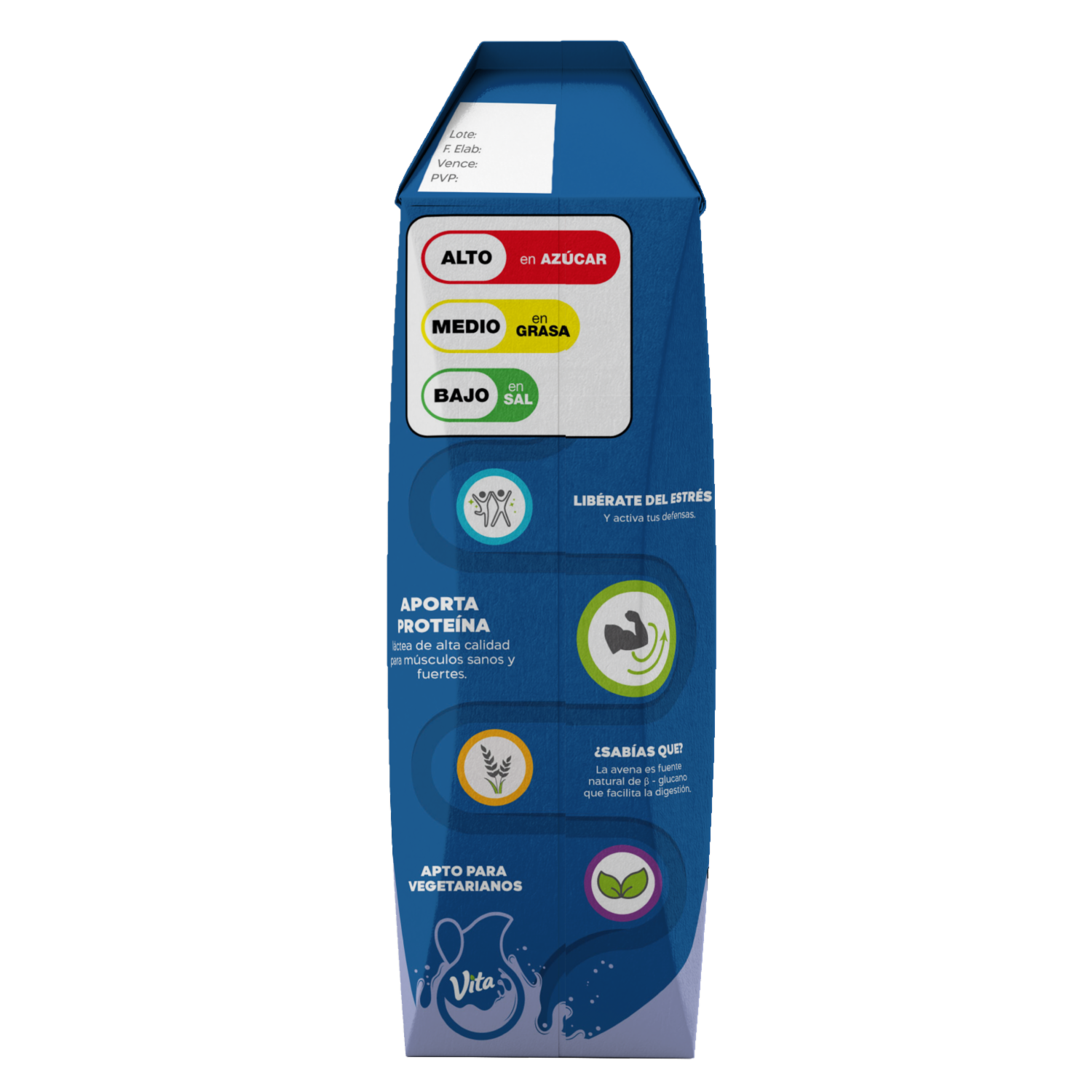 Bebida De Avena Con Leche Y Canela VITA 1000 Ml