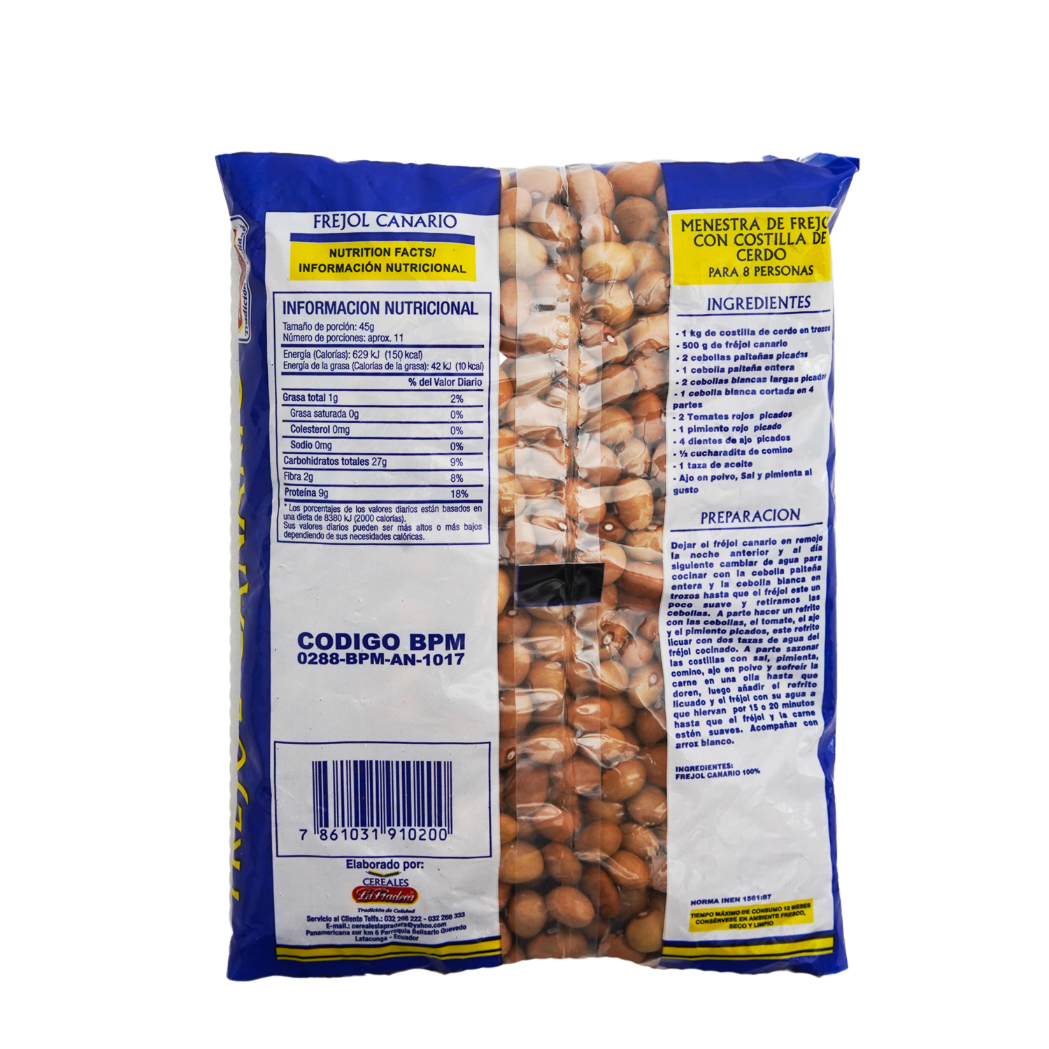 Fréjol Canario LA PRADERA 500 Gr