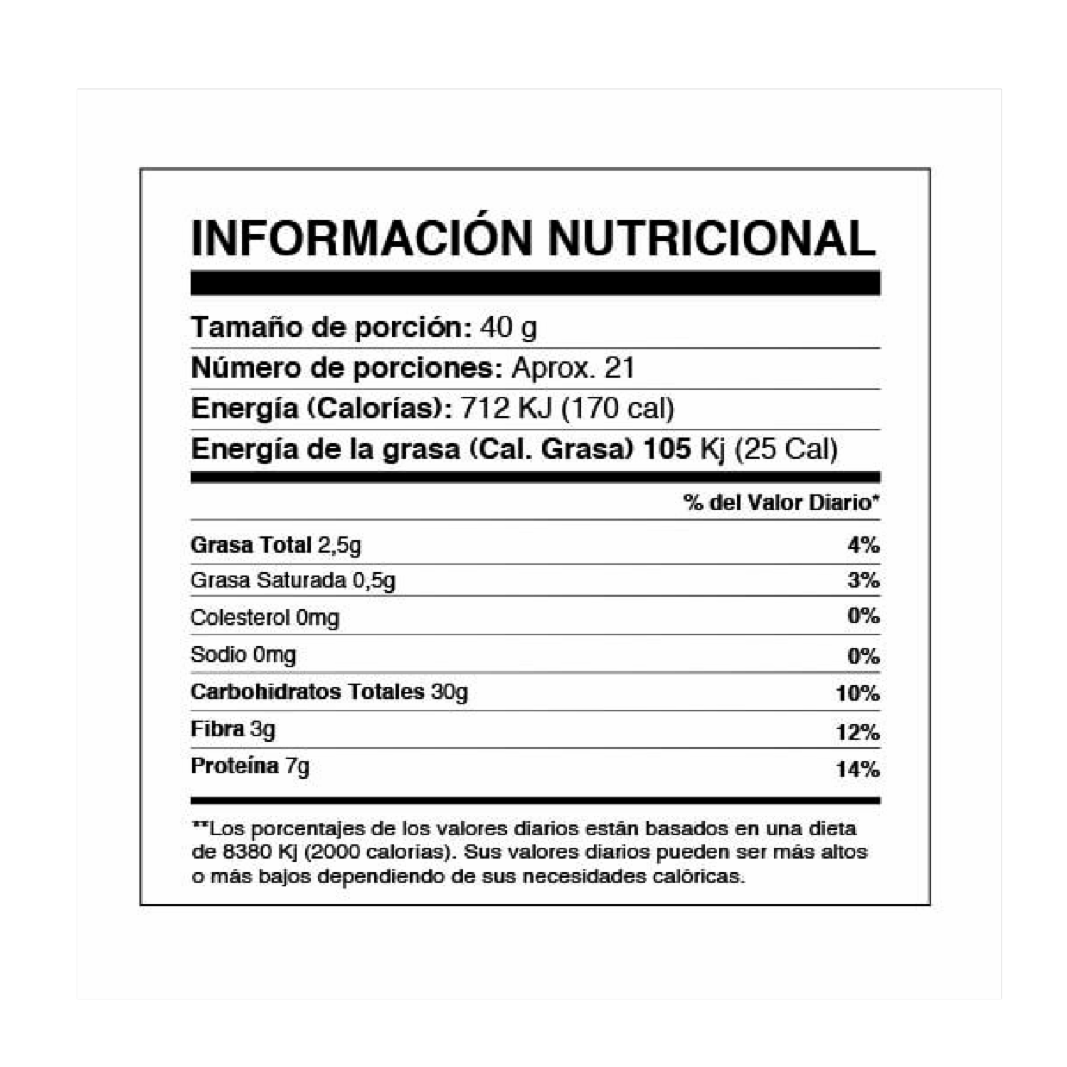 Avena En Hojuelón LA PRADERA 850 G