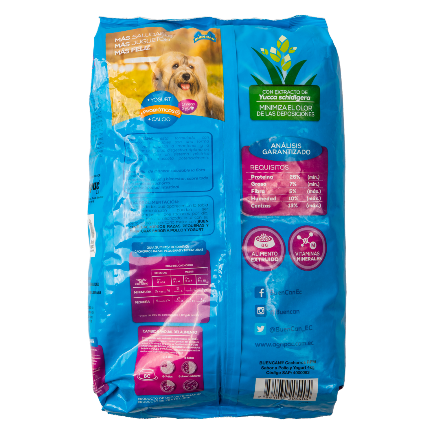 Alimento Para Perros Cachorro Raza Pequeña BUEN CAN 4 Kg