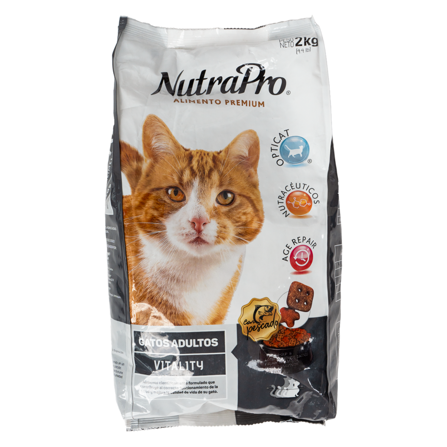Alimento Para Gatos Vitality Adultos NUTRAPRO 2 Kg