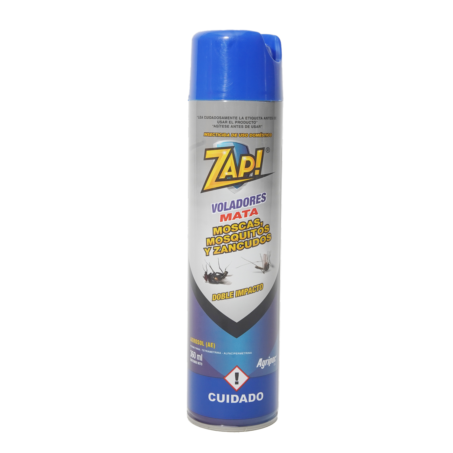Insecticida En
 Aerosol Para Voladores ZAP 360 Ml