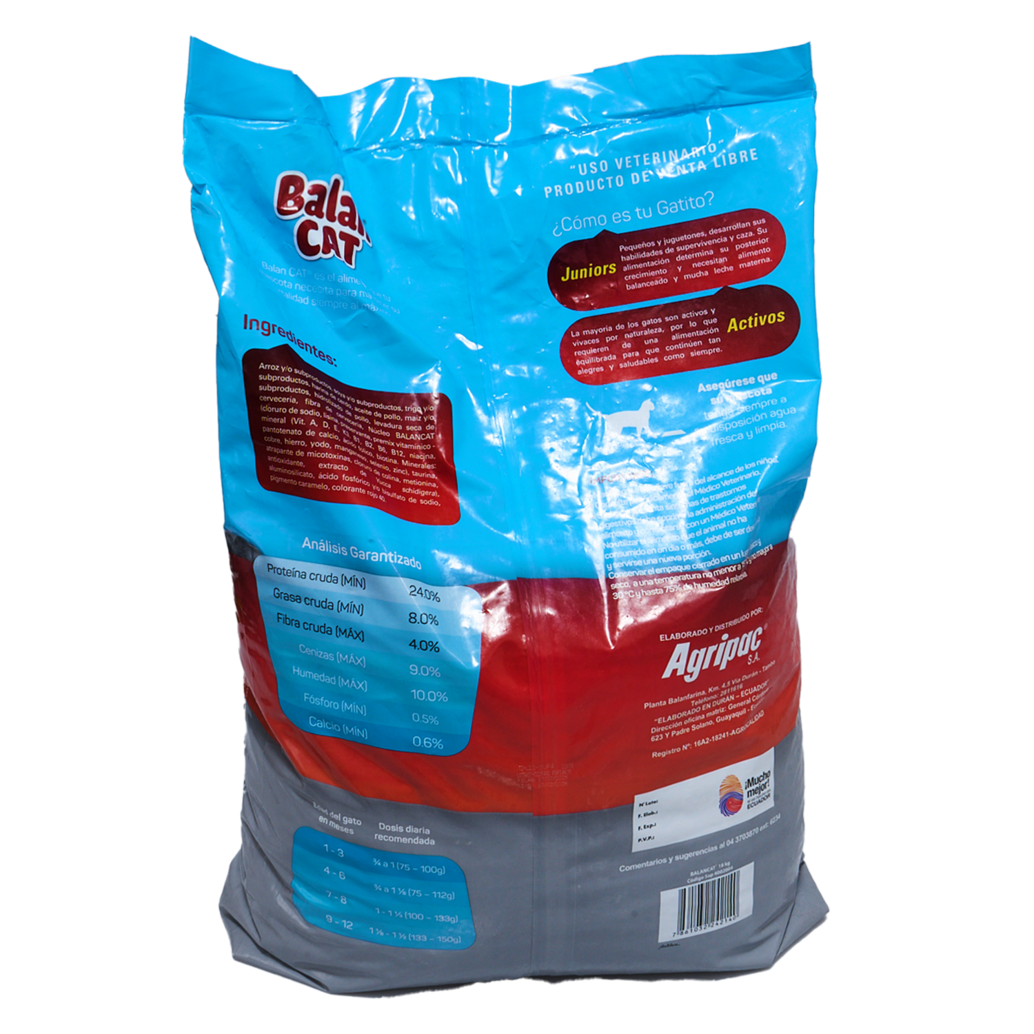 Alimento Para Gatos Adultos BALANCAT 18000 G