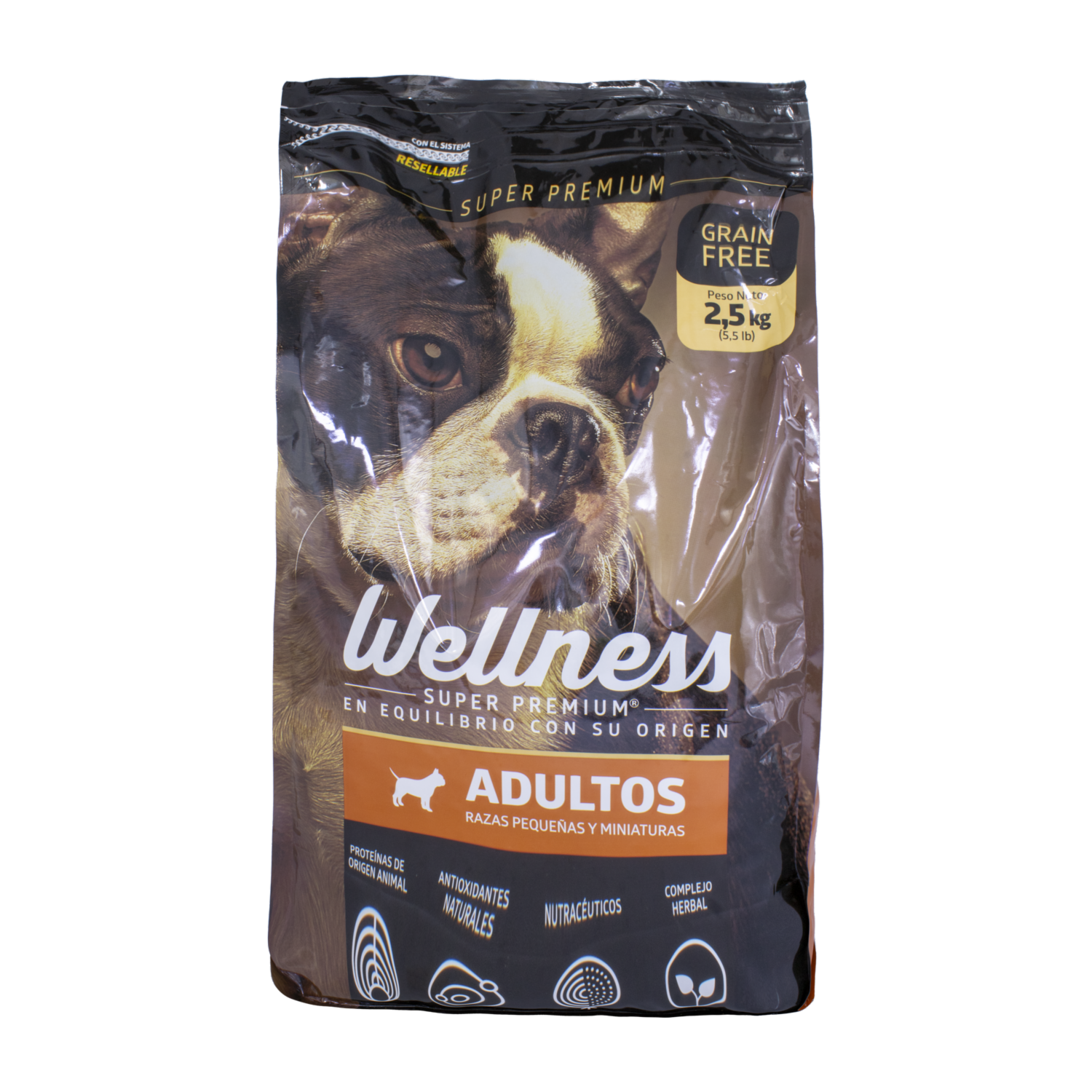 Alimento Para Perros Super Premium Adulto Razas Pequeñas Y Miniatura WELLNESS 2500 G