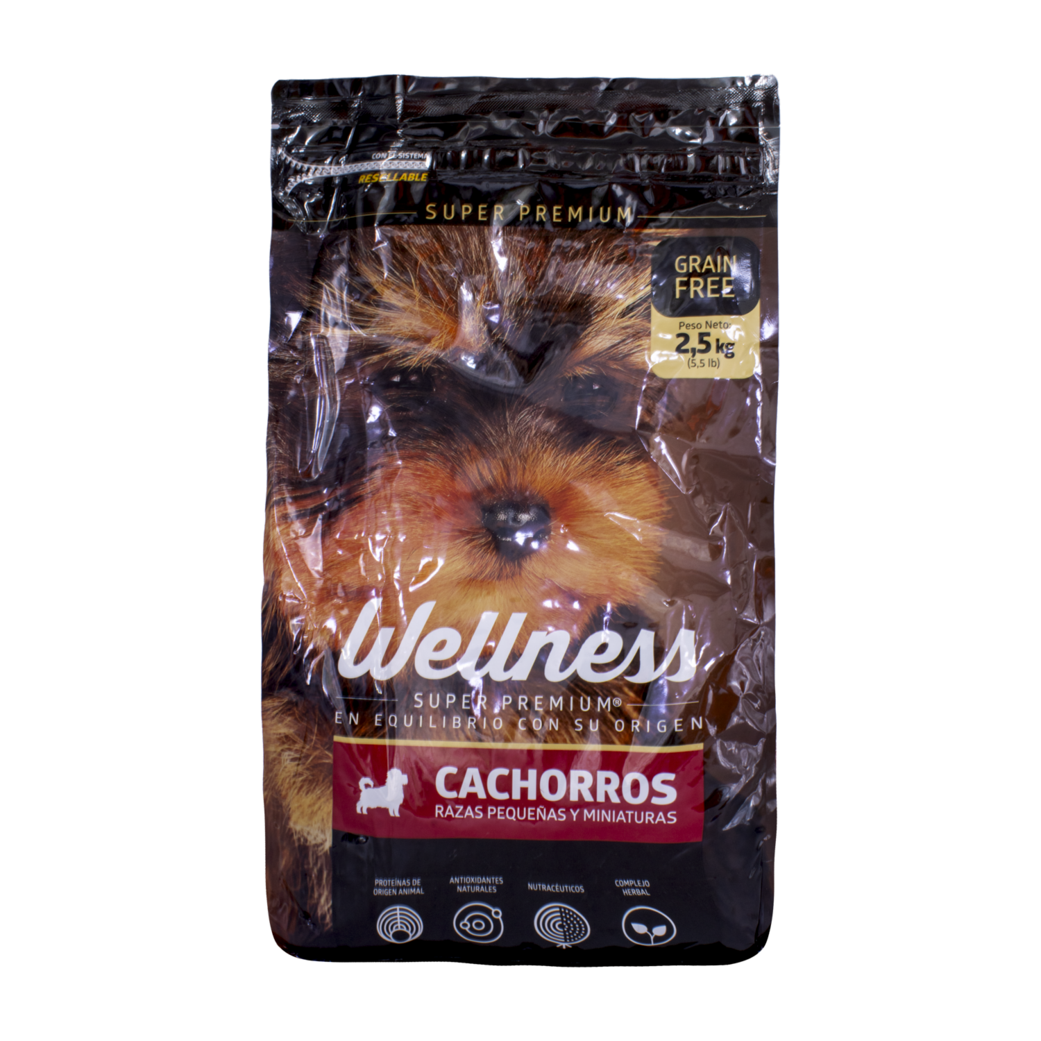 Alimento Para Perros Super Premium Cachorro Razas Pequeñas Y Miniatura WELLNESS 2500 G