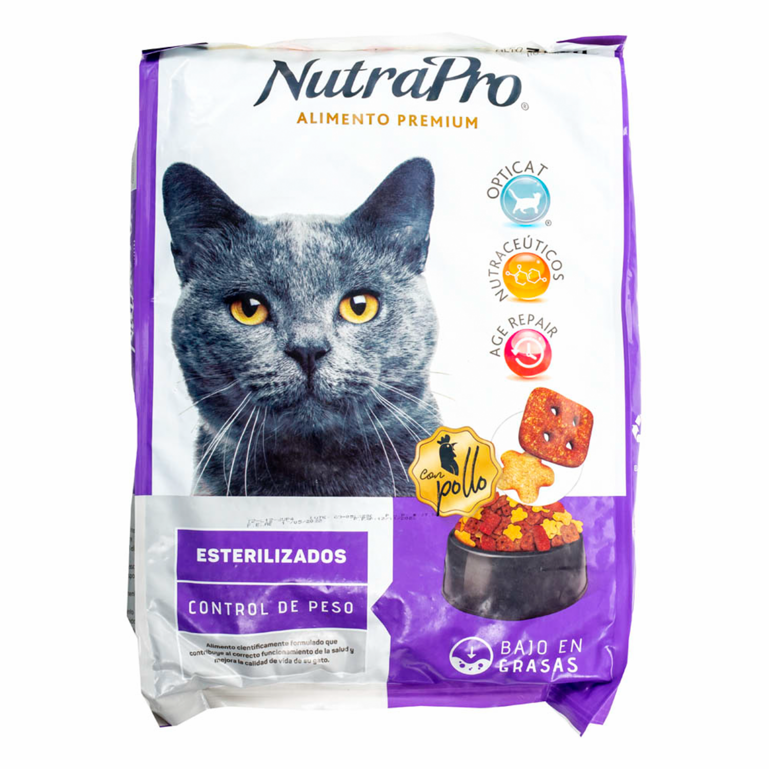 Alimento Para Gatos Adultos NUTRAPRO 7.5 G