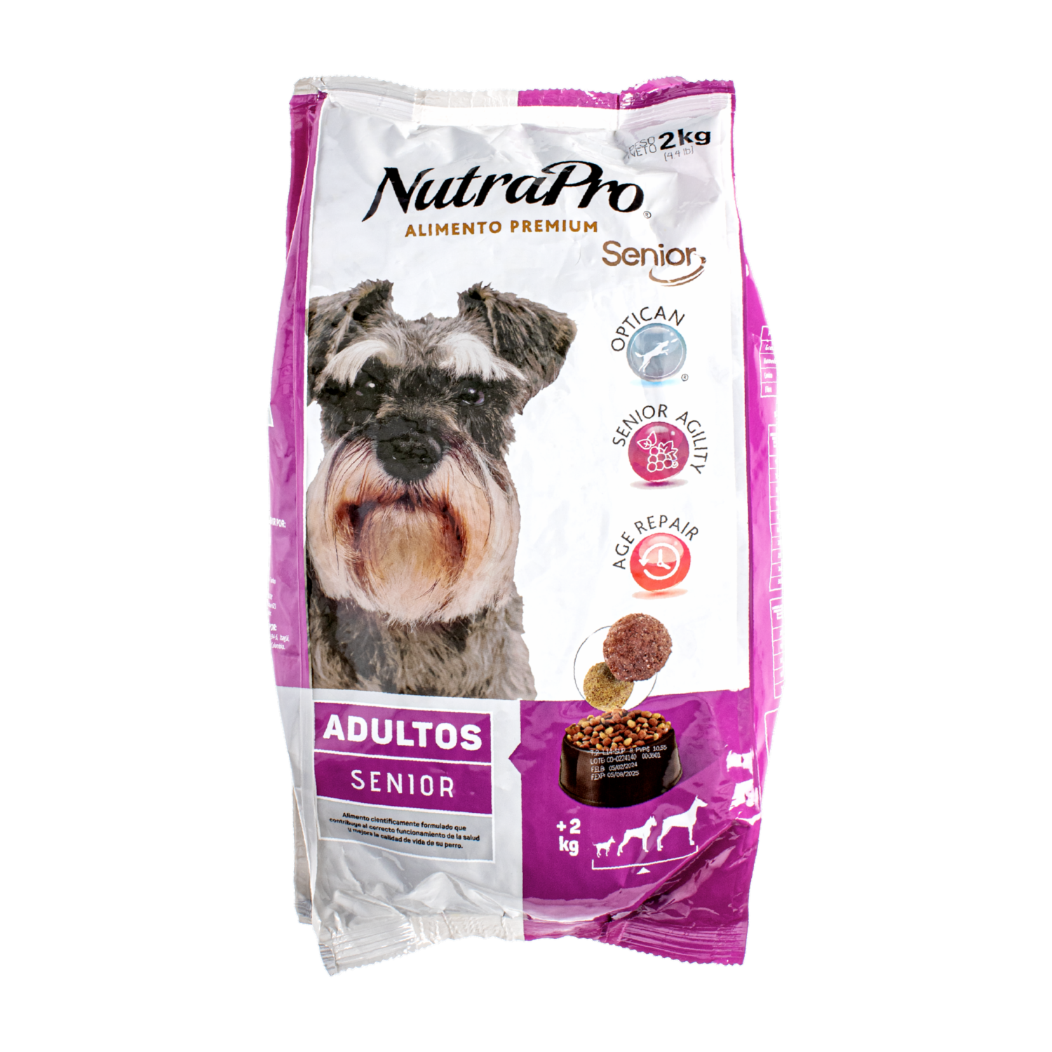 Alimento Para Perros Adultos NUTRAPRO 2 Kg