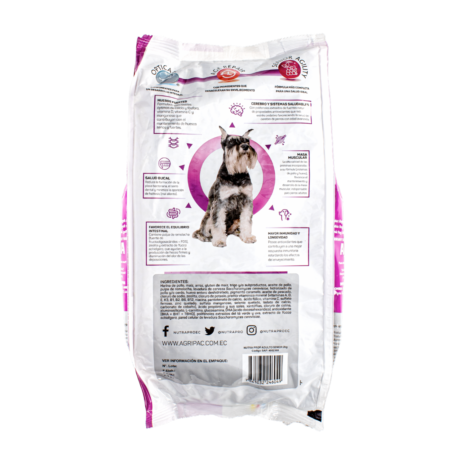 Alimento Para Perros Adultos NUTRAPRO 2 Kg