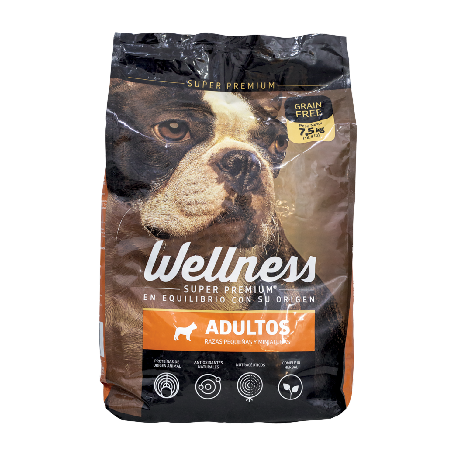 Alimento Para Perros Super Premiun Adulto Razas Pequeñas Y Miniatura WELLNESS 7500 G