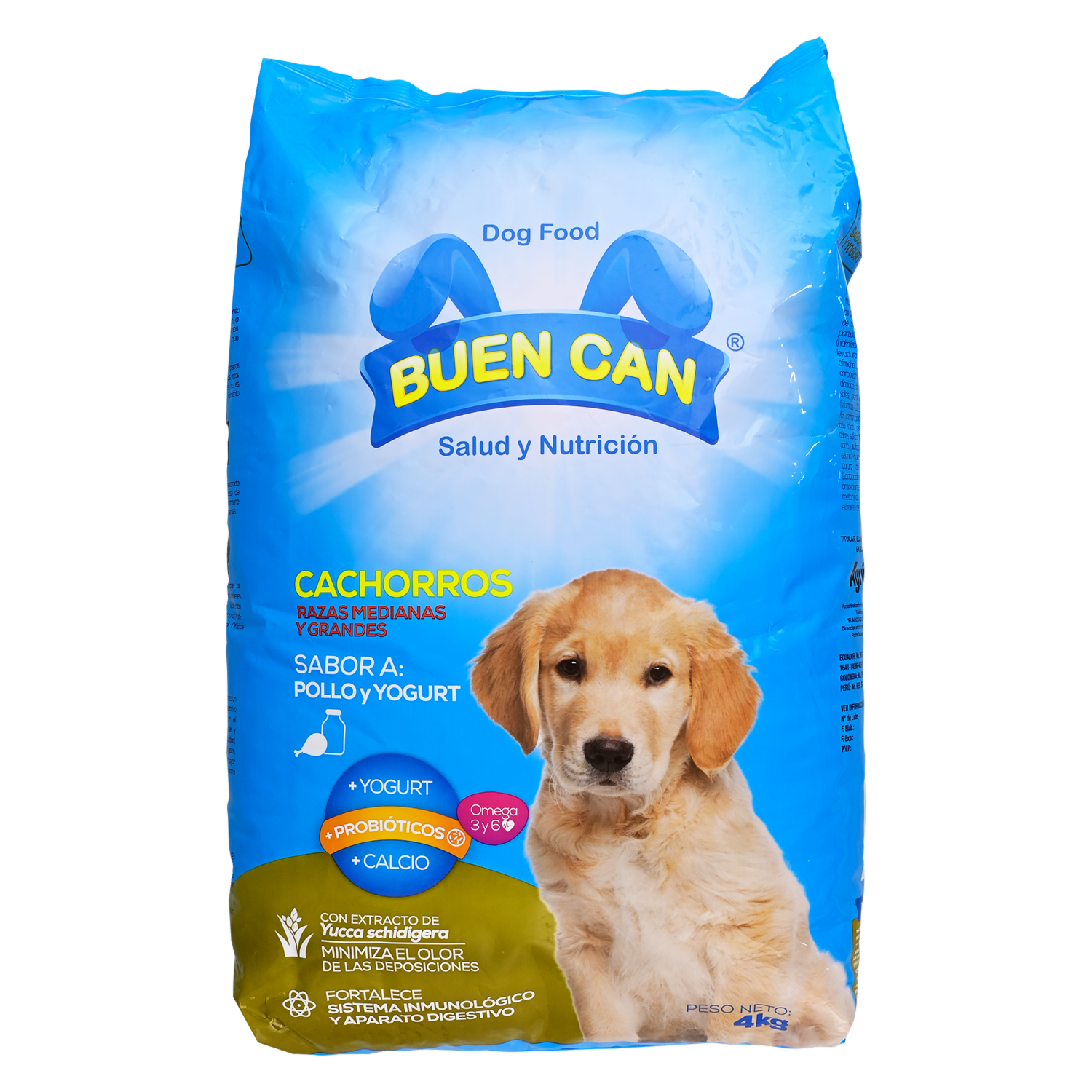 Alimento Para Perros Cachorros Razas Medianas Y Grandes BUEN CAN 4 Kg