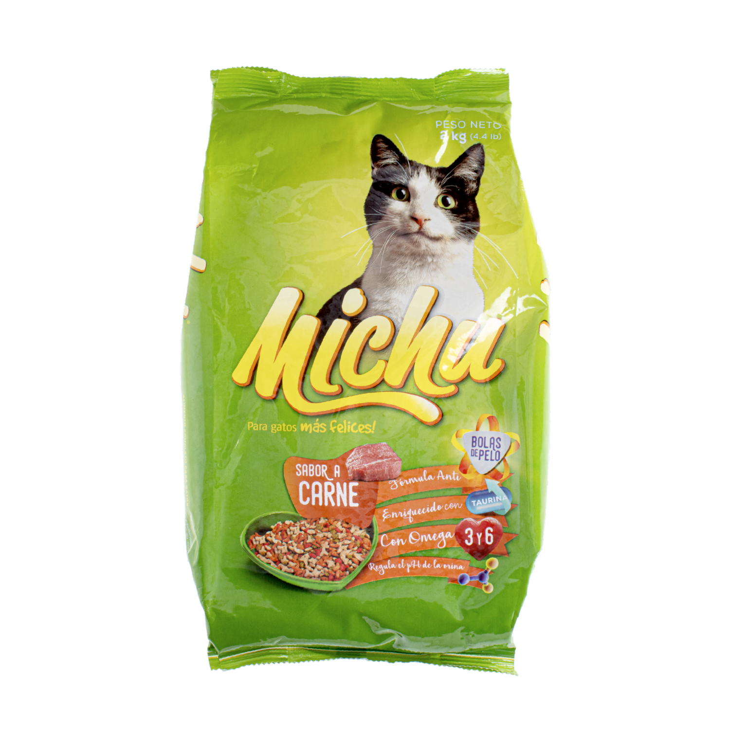 Alimento Para Gatos Sabor A Carne MICHU 2000 G