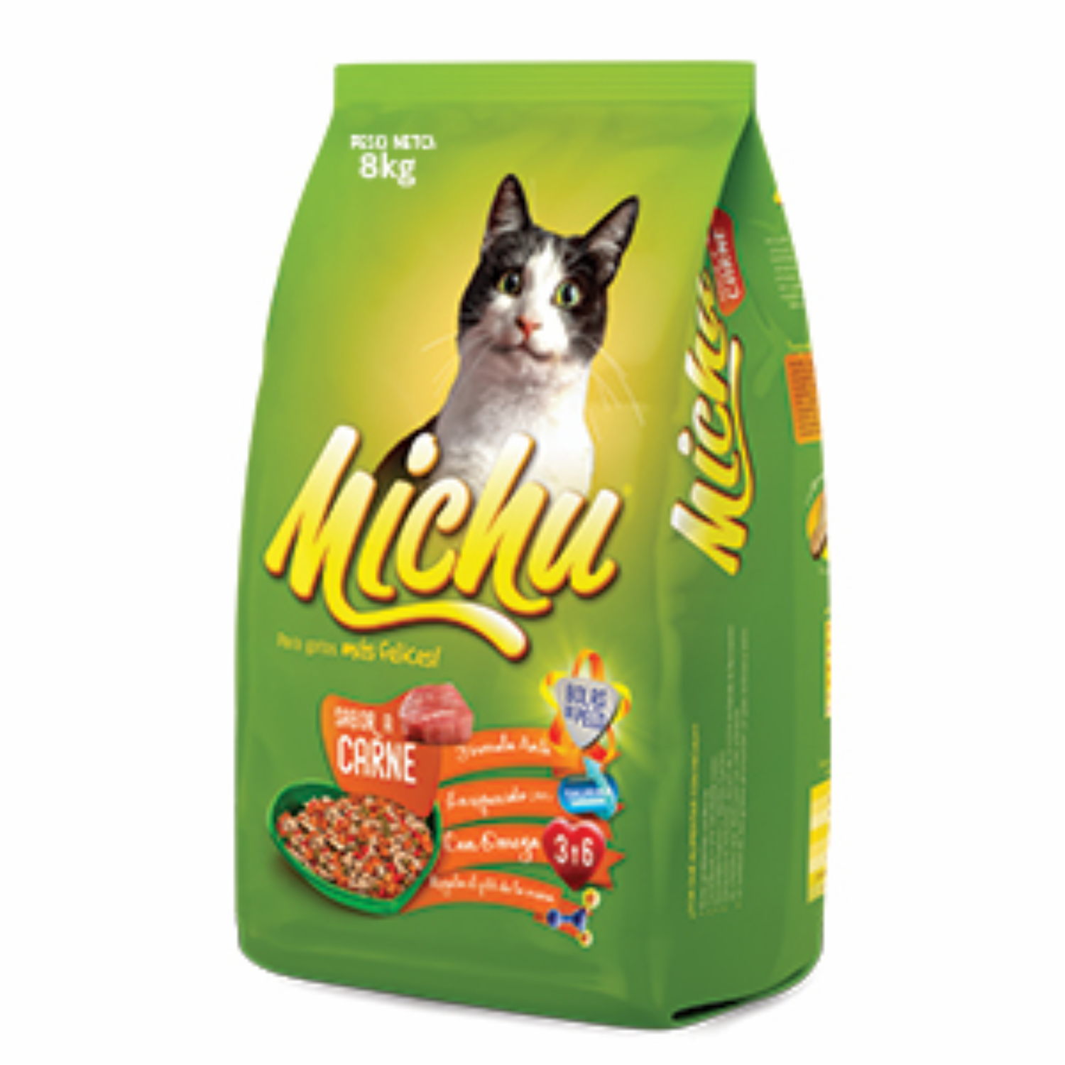 Alimento Húmedo Para Gatos De Carne MICHU 8 Kg