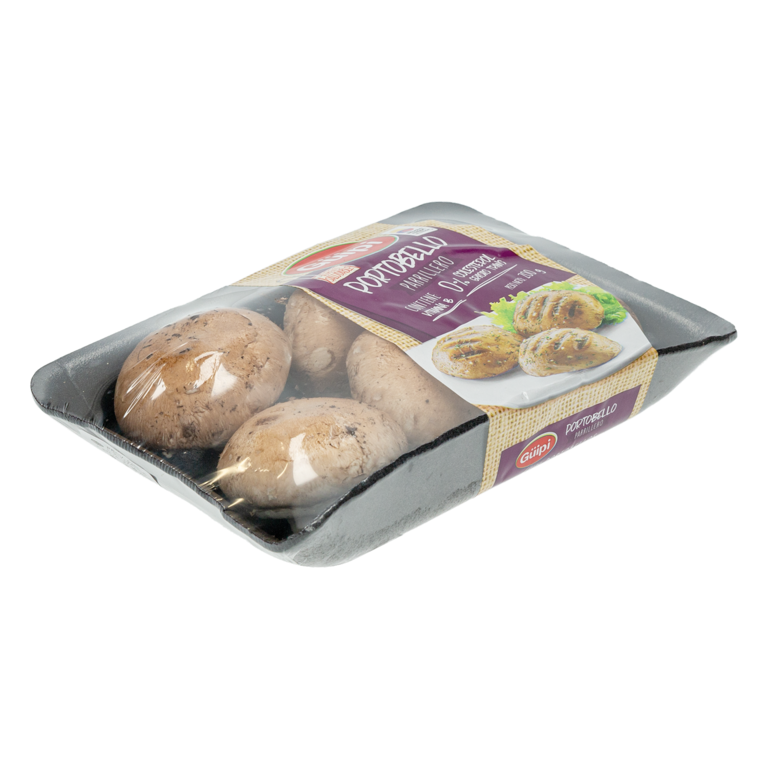 Champiñón Portobello Parrilero Entero GÜIPI 200 G