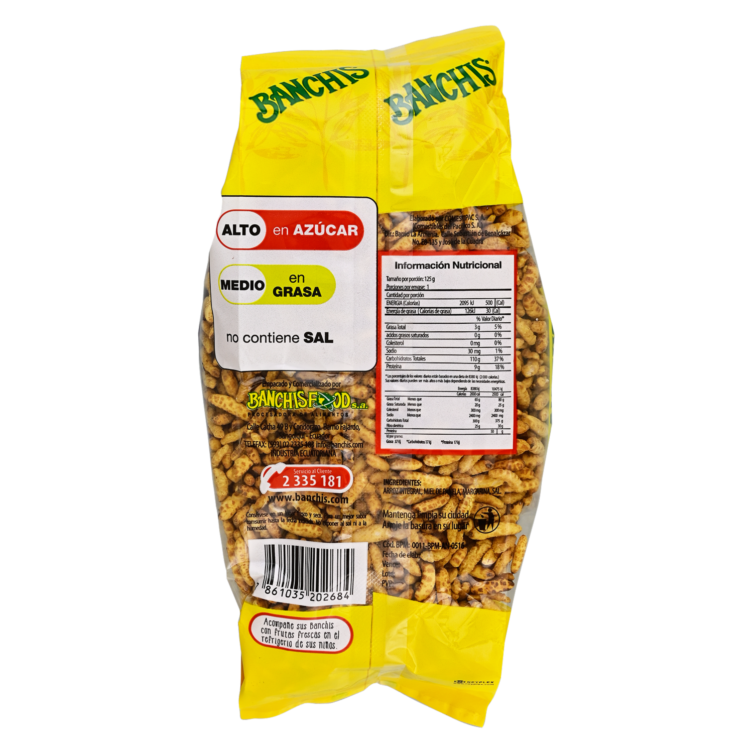 Cereal Arrocito Integral BANCHIS 125 G