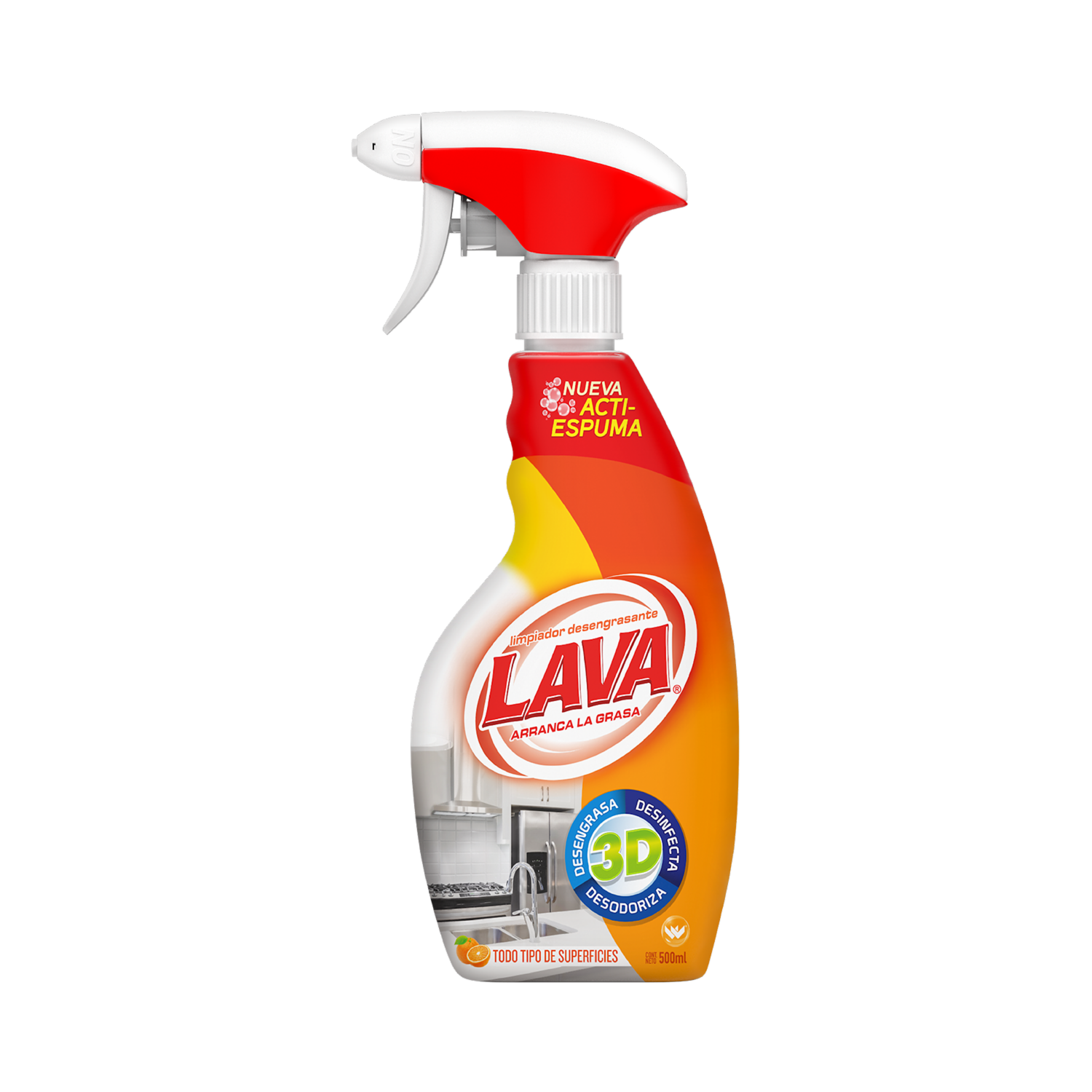 Arranca Grasa 3d Con Aroma A Naranja LAVA 500 Ml