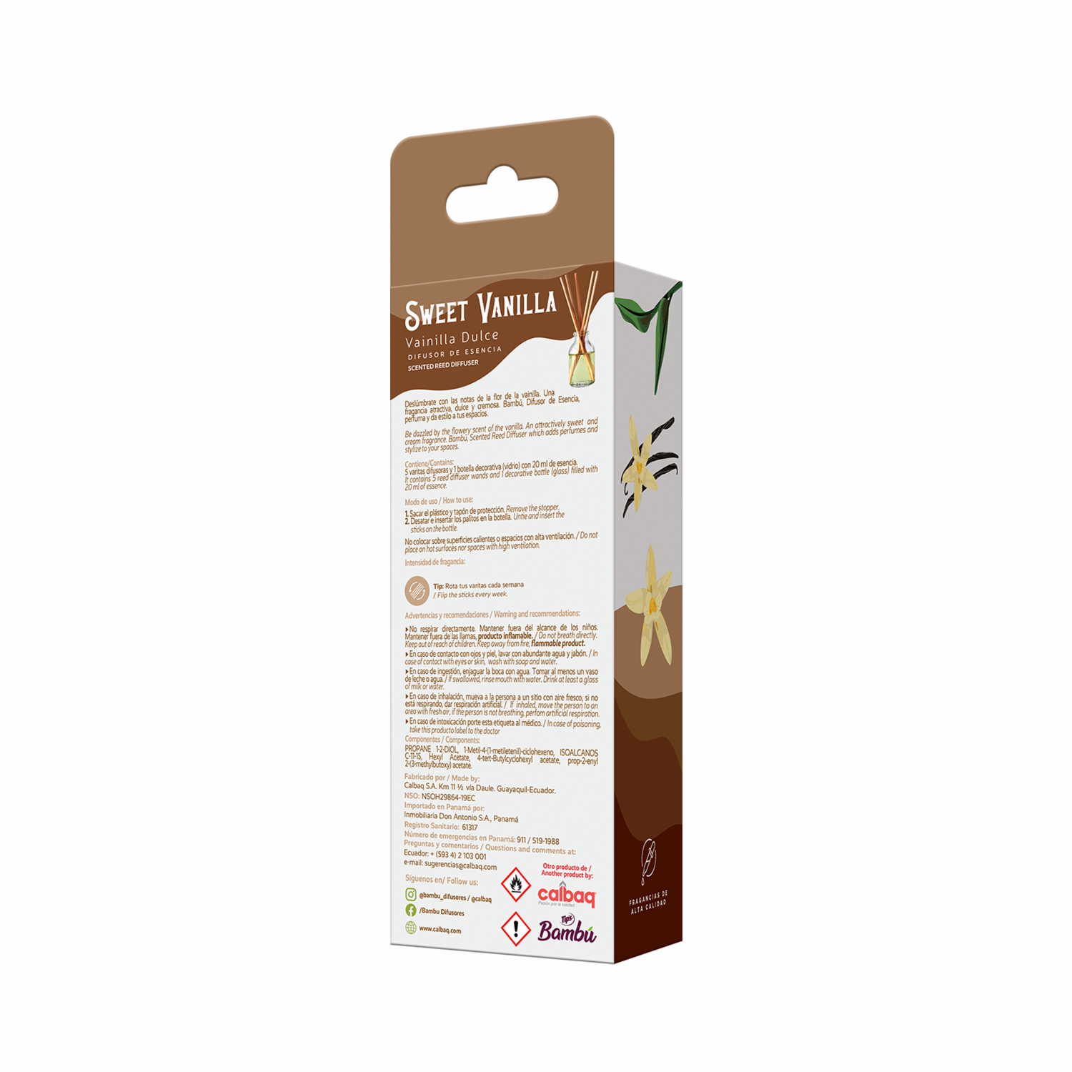 Difusor De Aroma Vanilla BAMBÚ 20 Ml