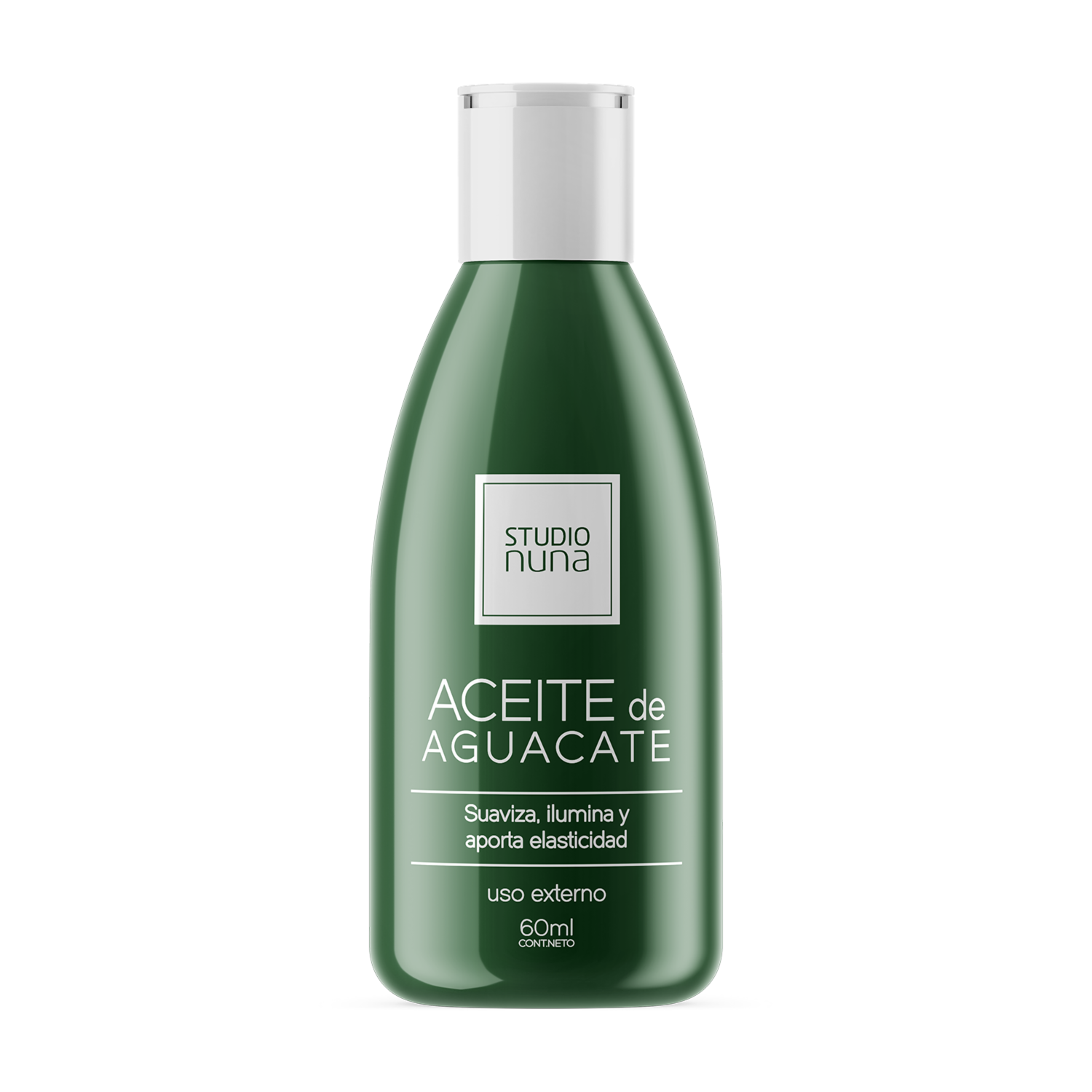 Aceite Cosmético De Aguacate STUDIO NUNA 60 Ml