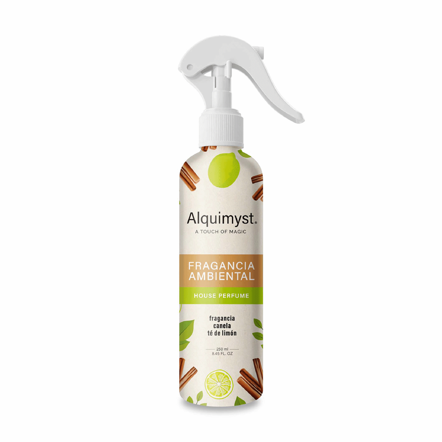 Fragancia Ambiental Canela Y Té De Limón ALQUIMYST 250 Ml