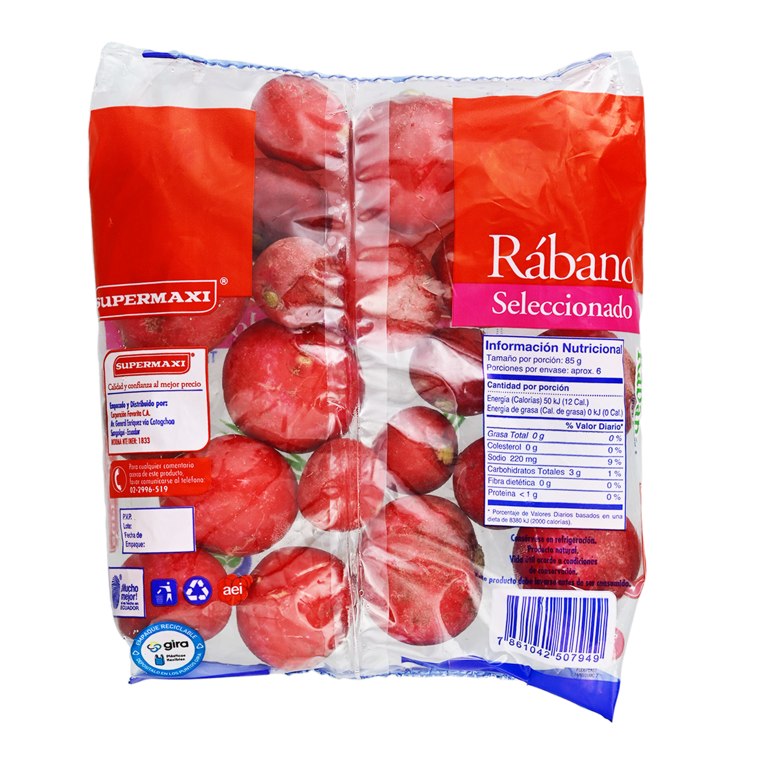 Rábano Fresco SUPERMAXI 500 G