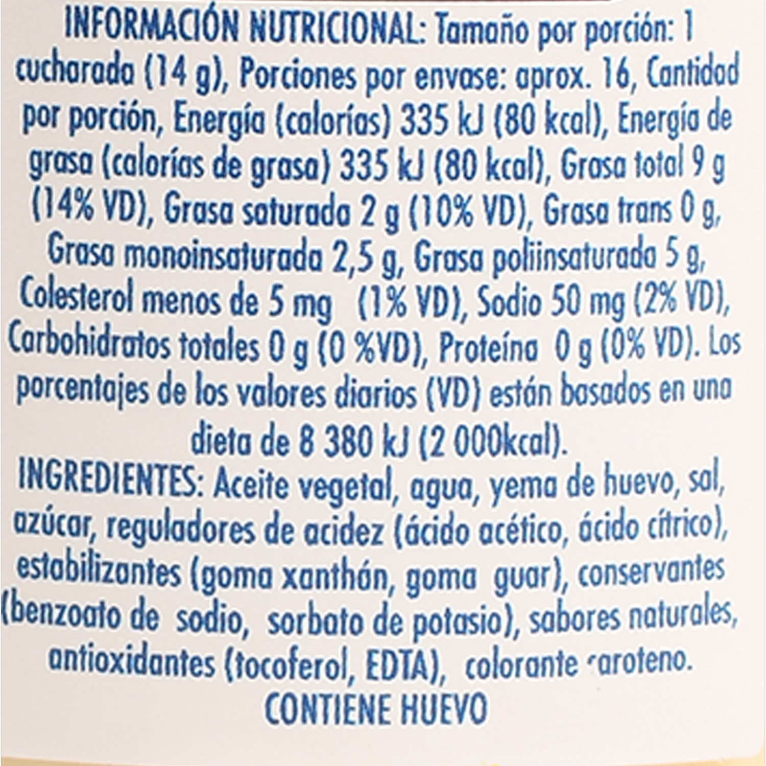 Mayonesa Natural SUPERMAXI 220 G