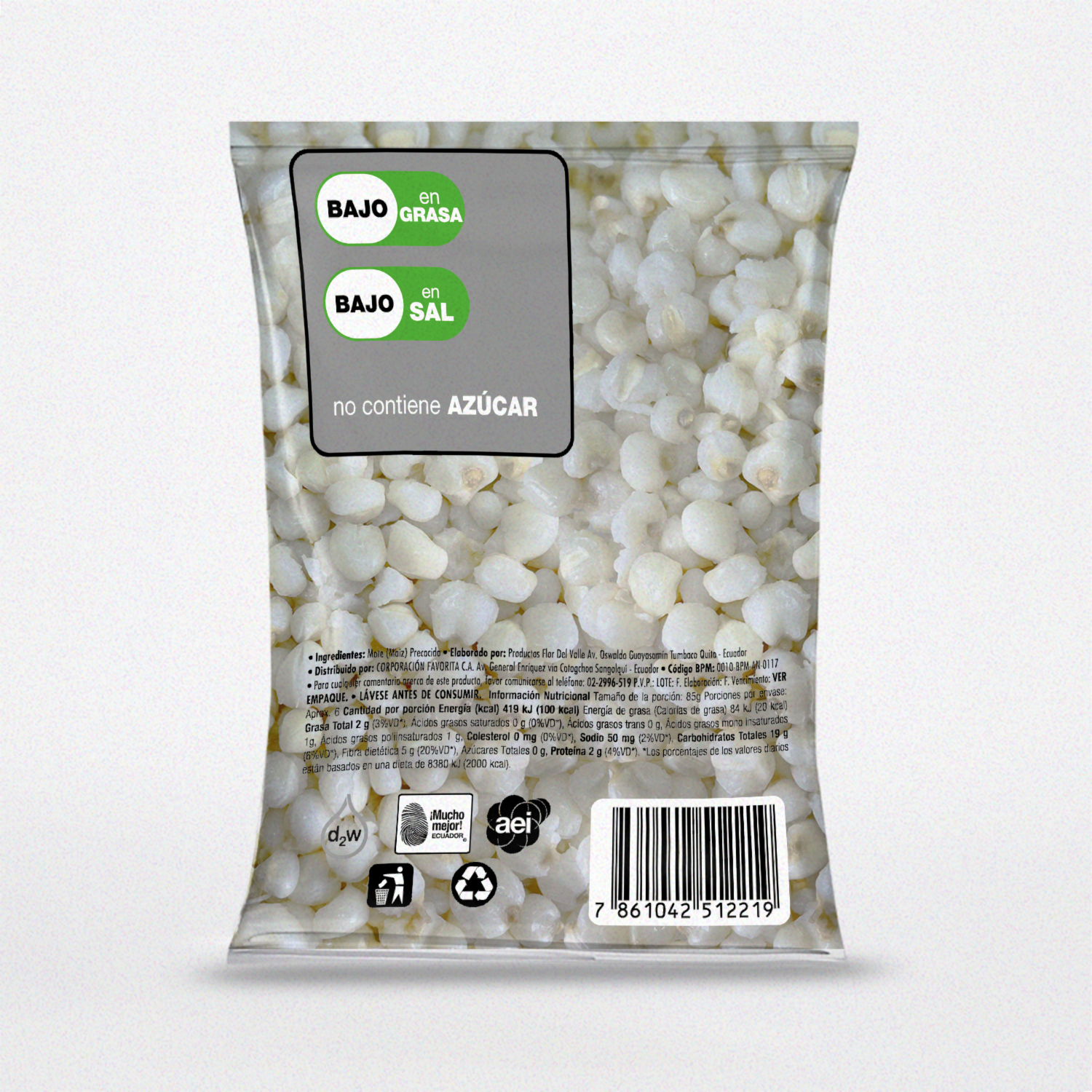 Mote Frescos Y Naturales SUPERMAXI 500 G