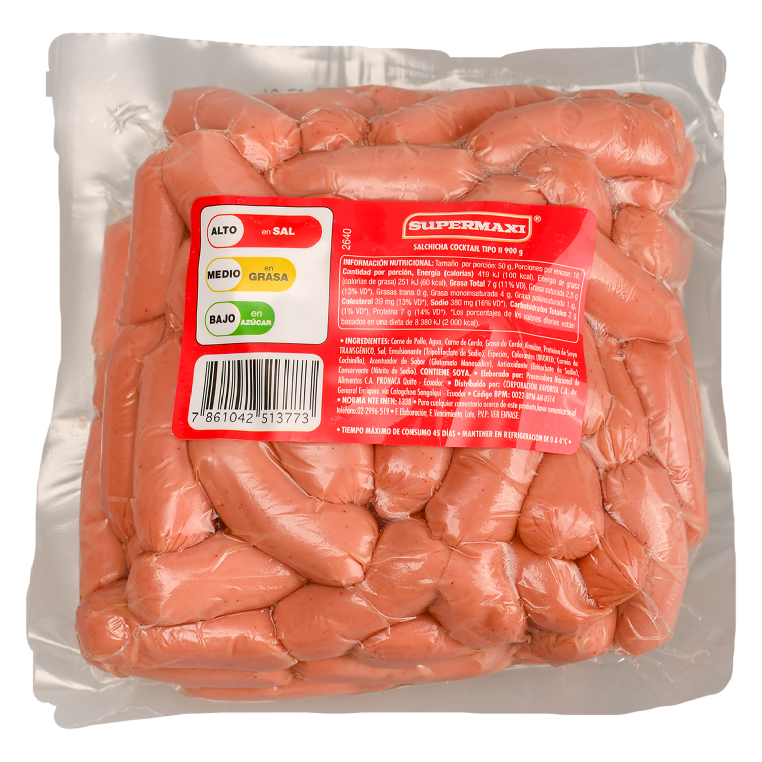 Salchicha Cocktel SUPERMAXI 900g