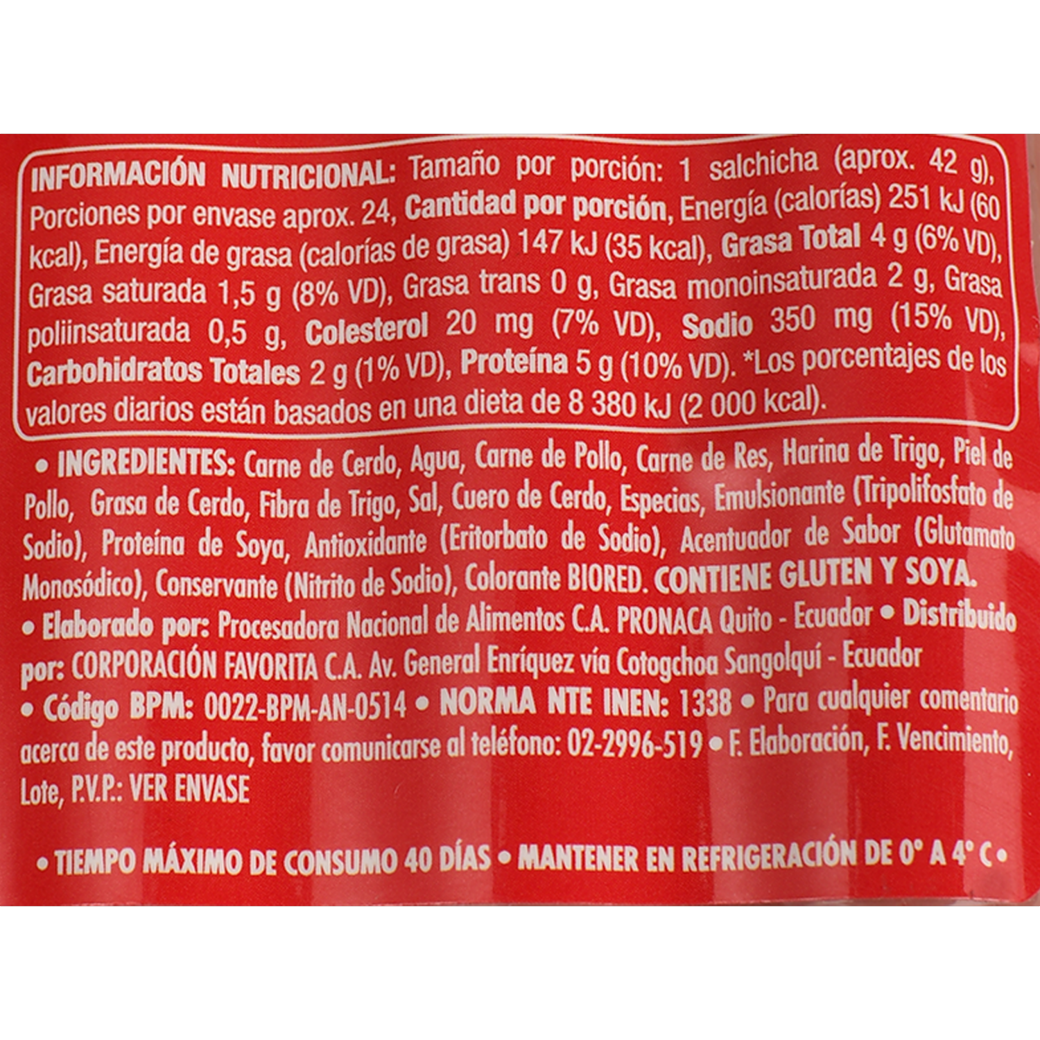 Salchicha Hot Dog SUPERMAXI 1000g