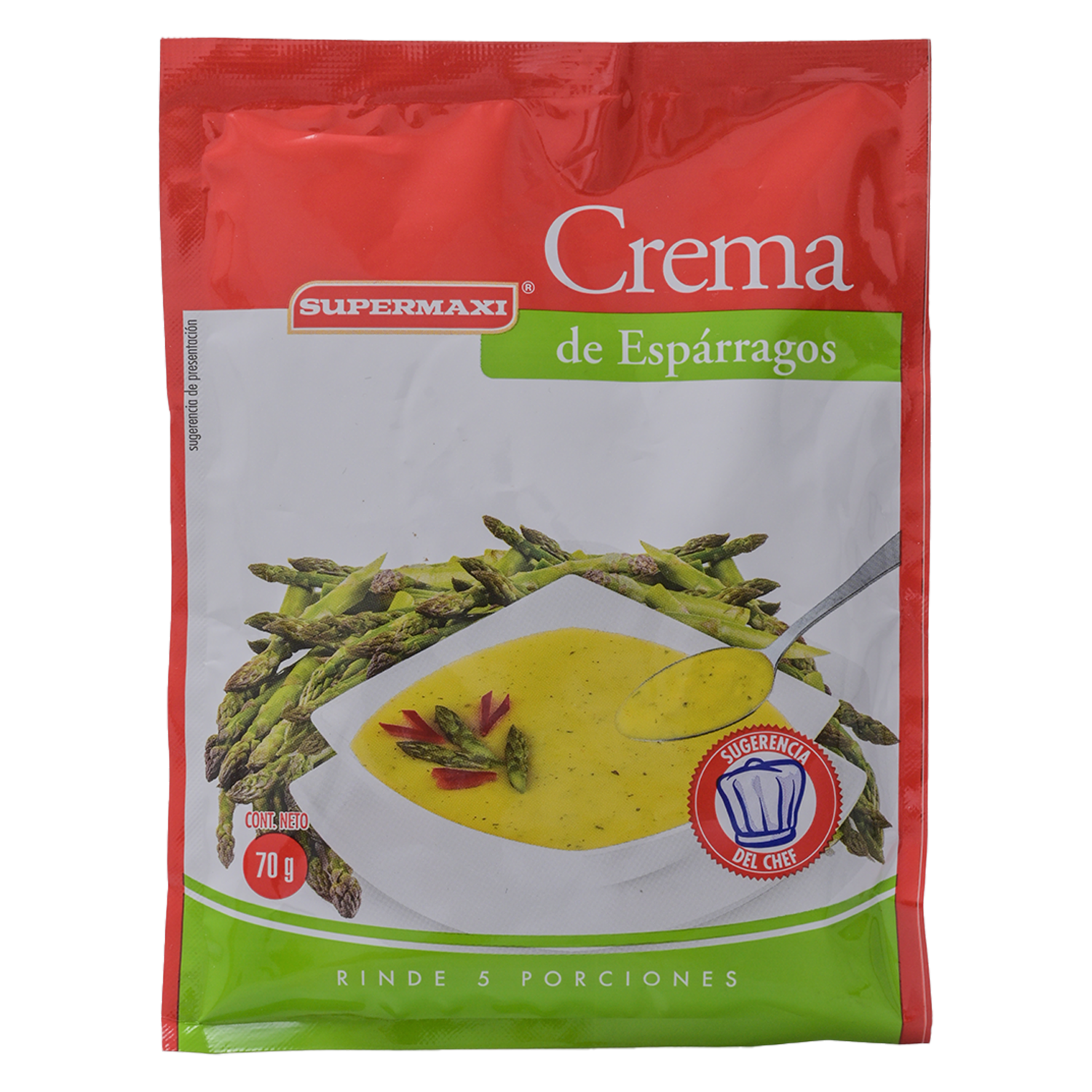 Crema Instantánea De Espárragos SUPERMAXI 70 G