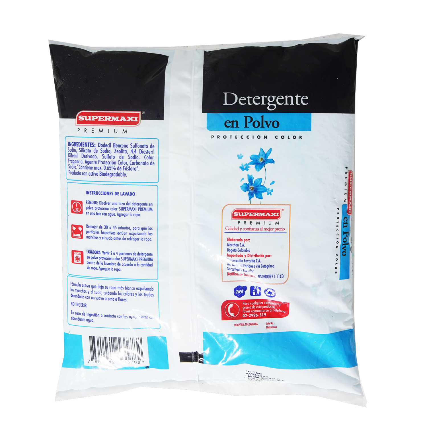 Detergente Floral Premium SUPERMAXI 1000 G
