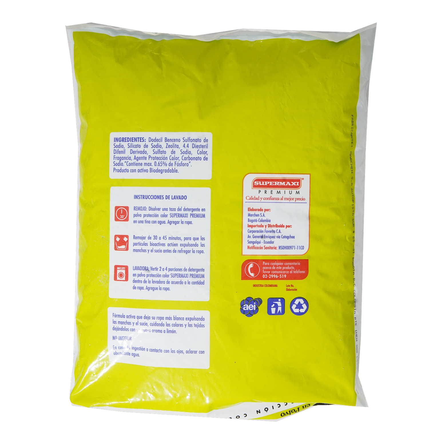 Detergente Premium SUPERMAXI 1000 G