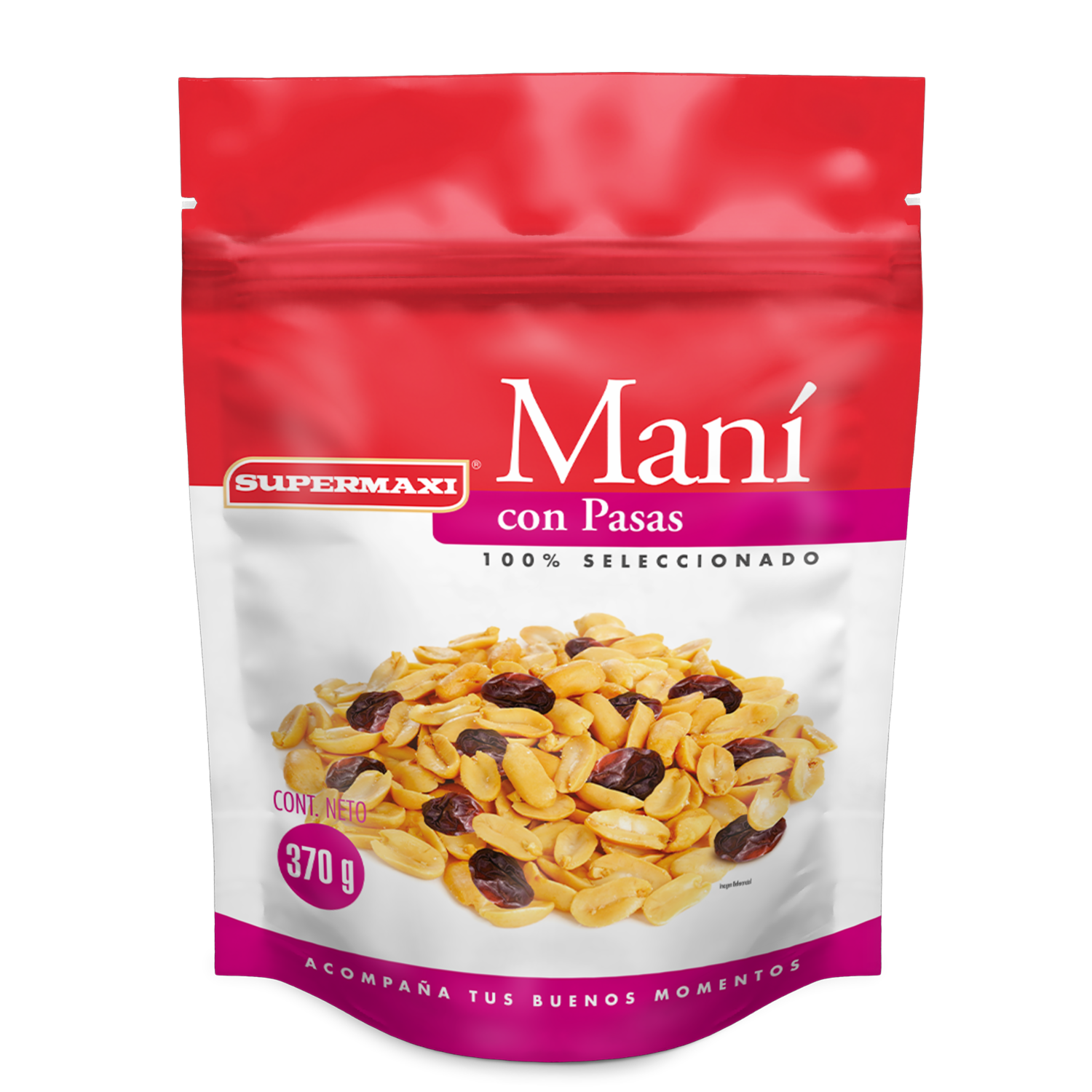 Maní Con Pasas SUPERMAXI 370 g