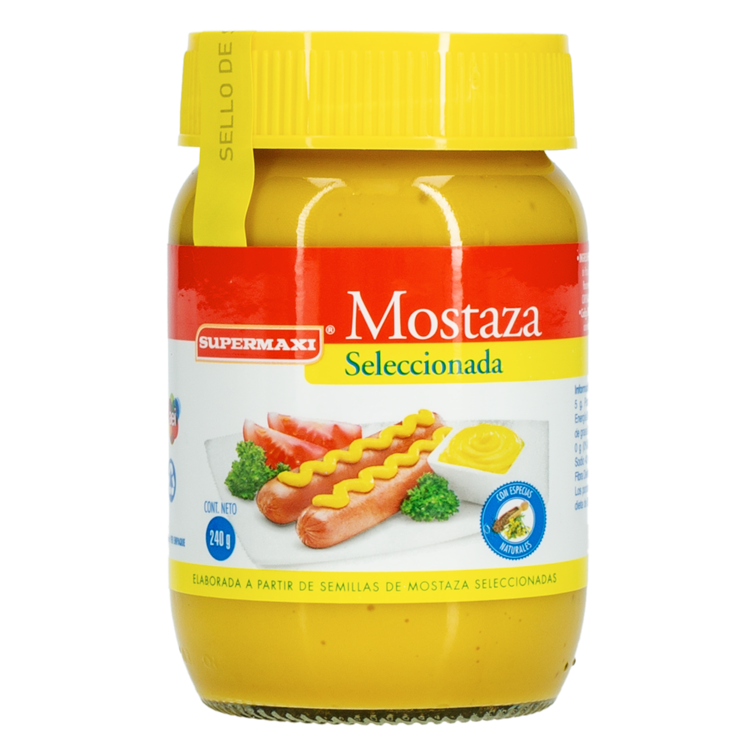 Mostaza Básica SUPERMAXI 240 G