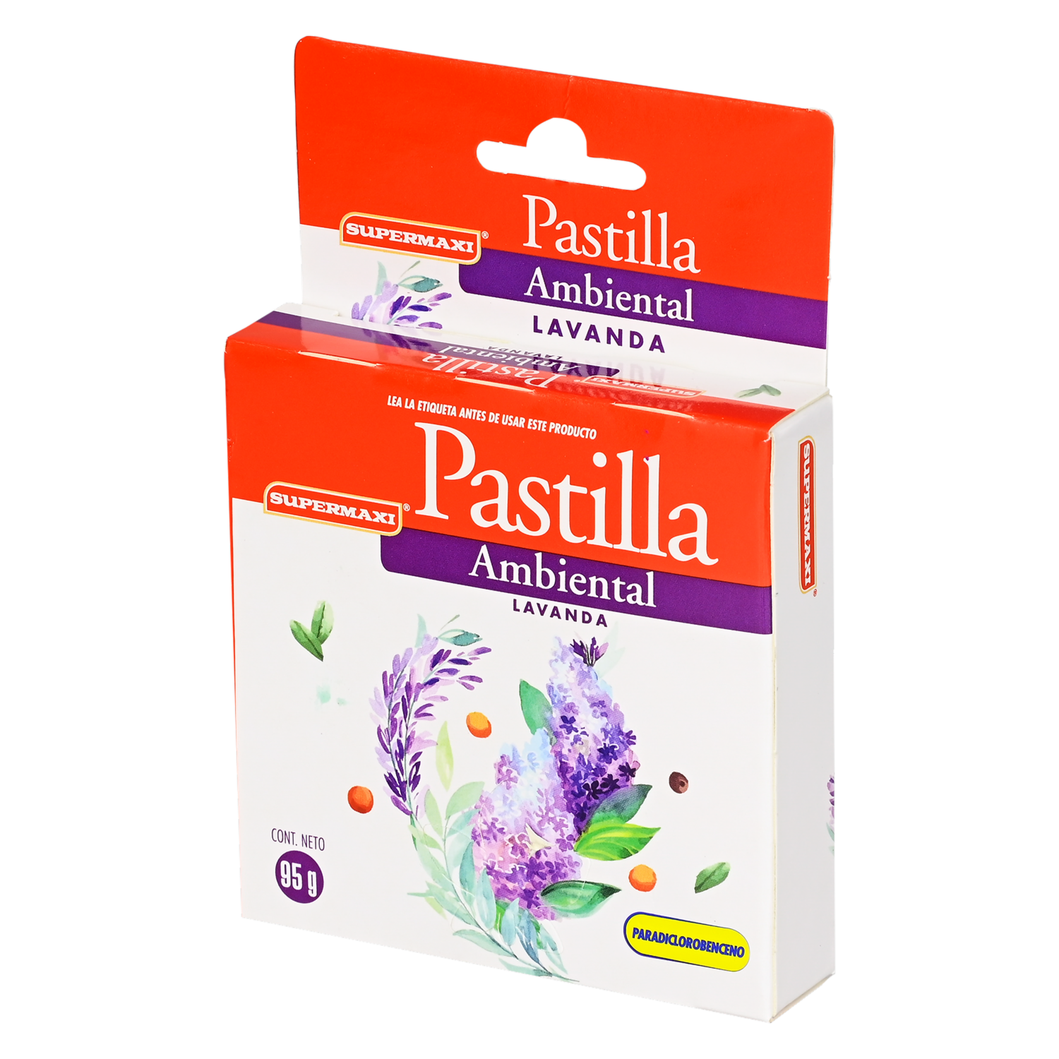 Pastilla Ambiental En Pastilla Esencia Lavanda SUPERMAXI 95 G