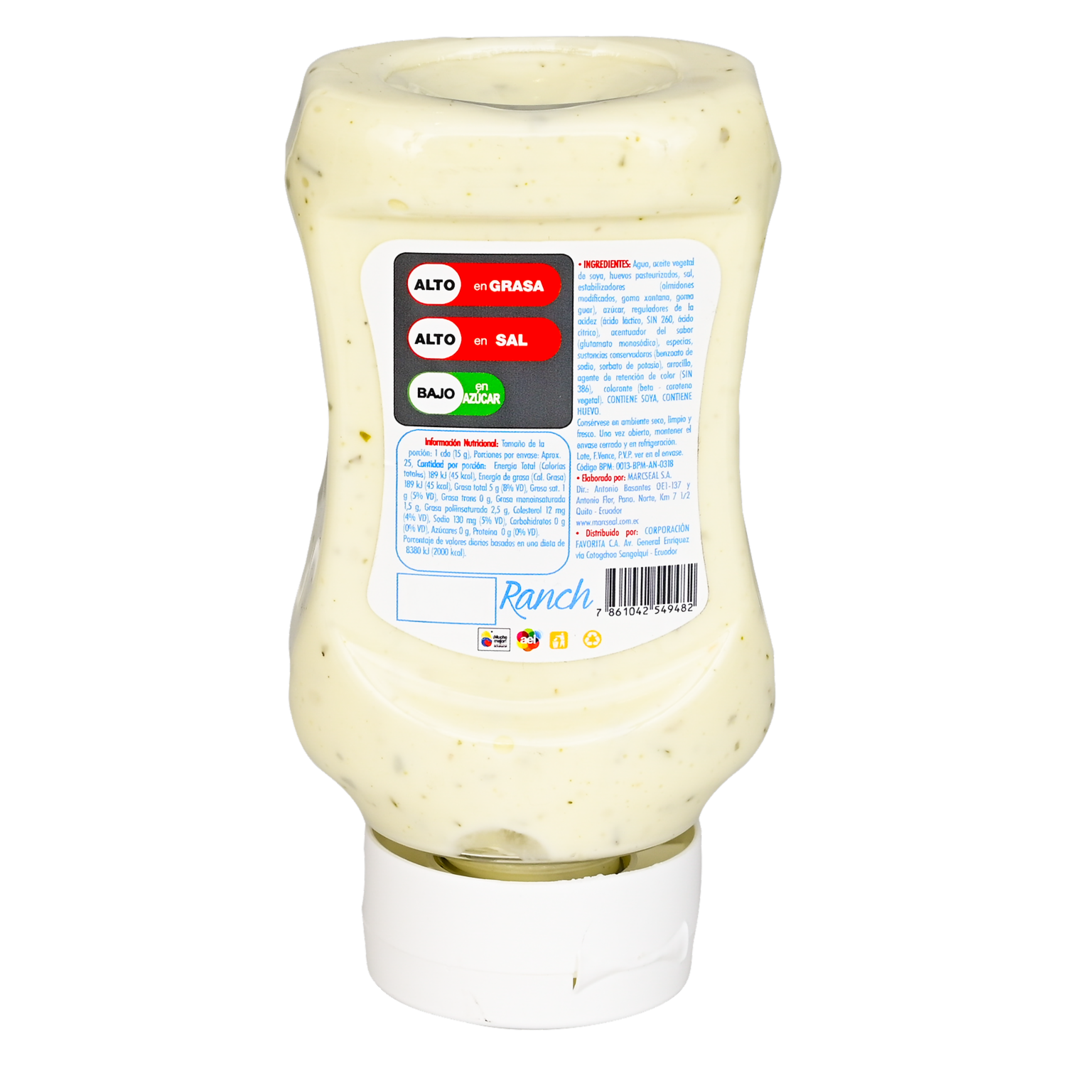 Aderezo Ranch SUPERMAXI 370 G