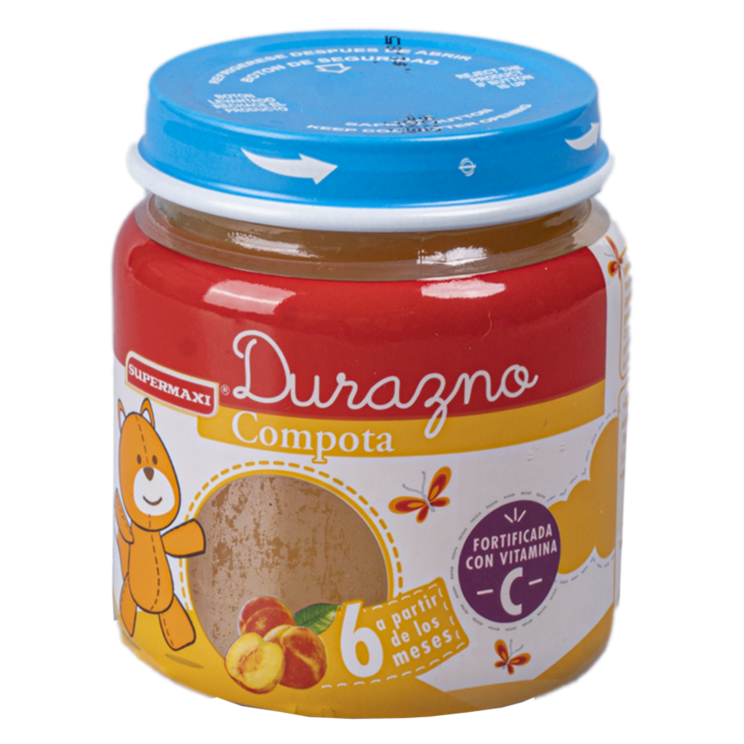 Compota Durazno SUPERMAXI Frasco