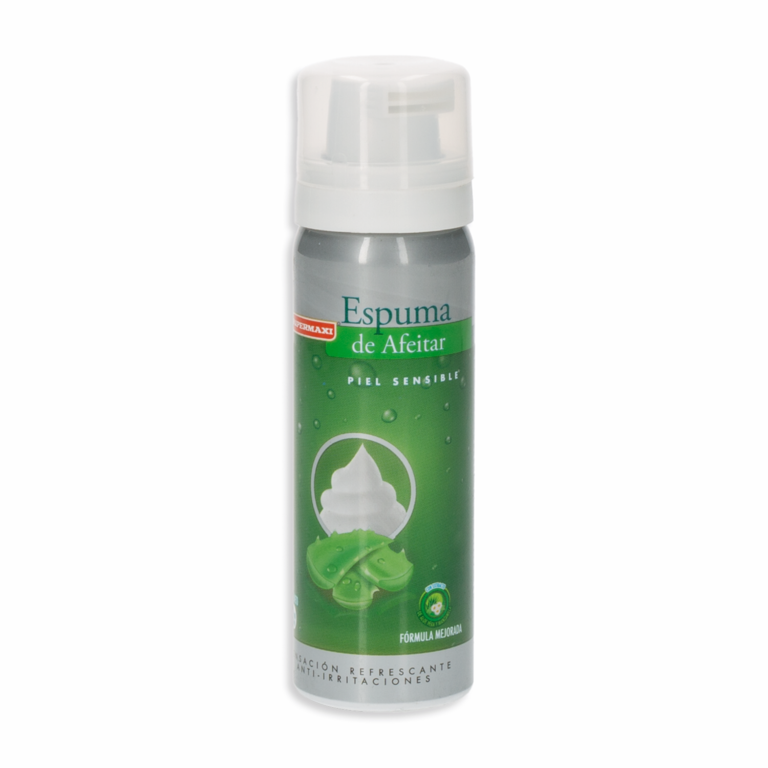Espuma De Afeitar Piel Sensible SUPERMAXI 58 Ml
