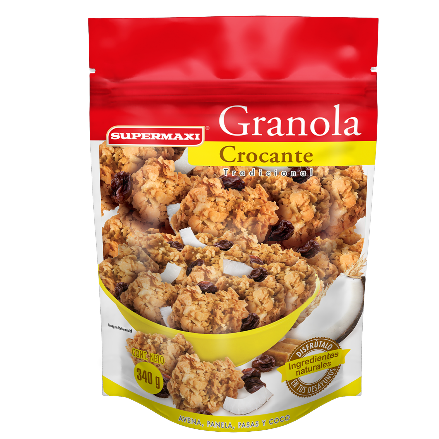 Granola Crocante Tradicional SUPERMAXI 340 g